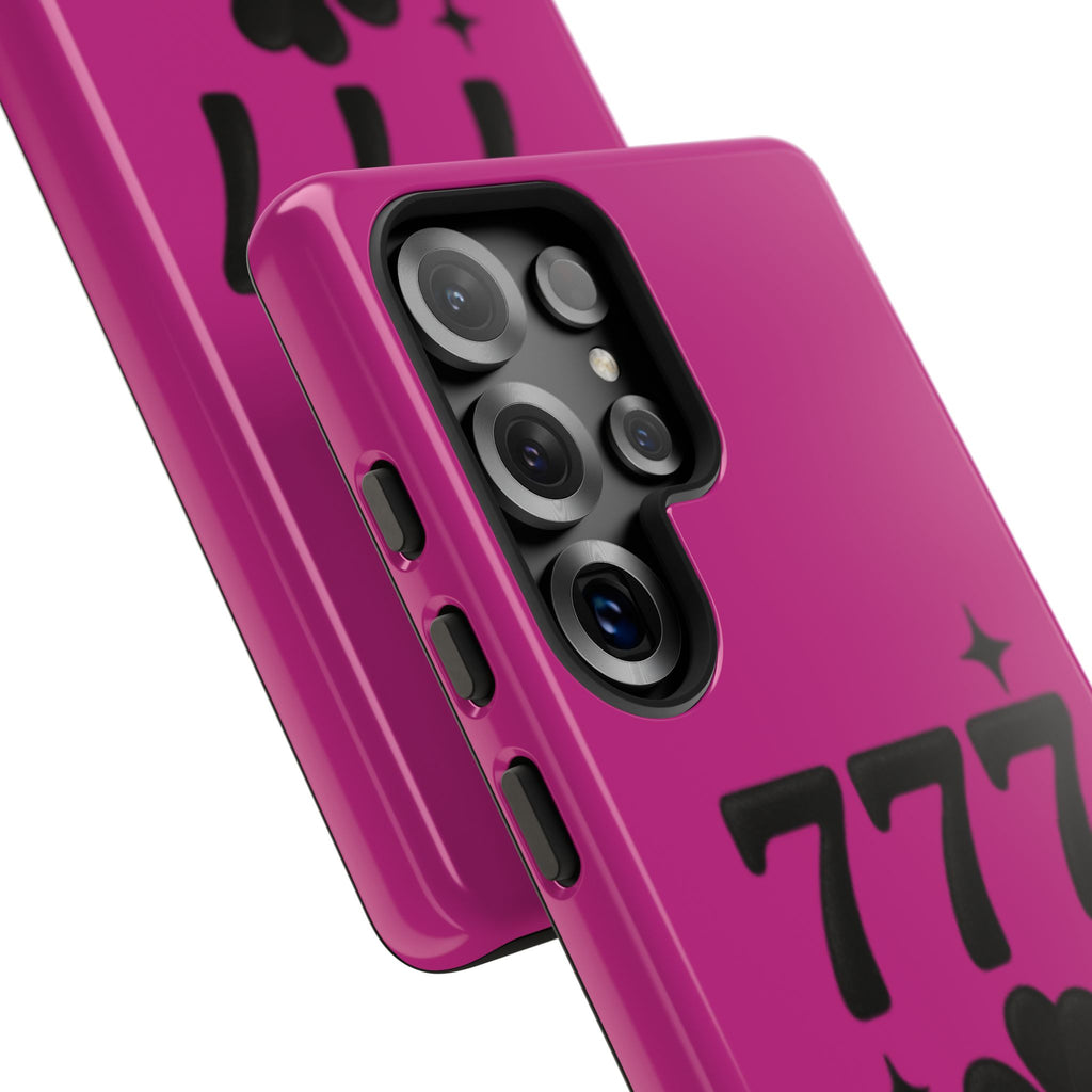 Black & Pink 777 Luck Phone Case