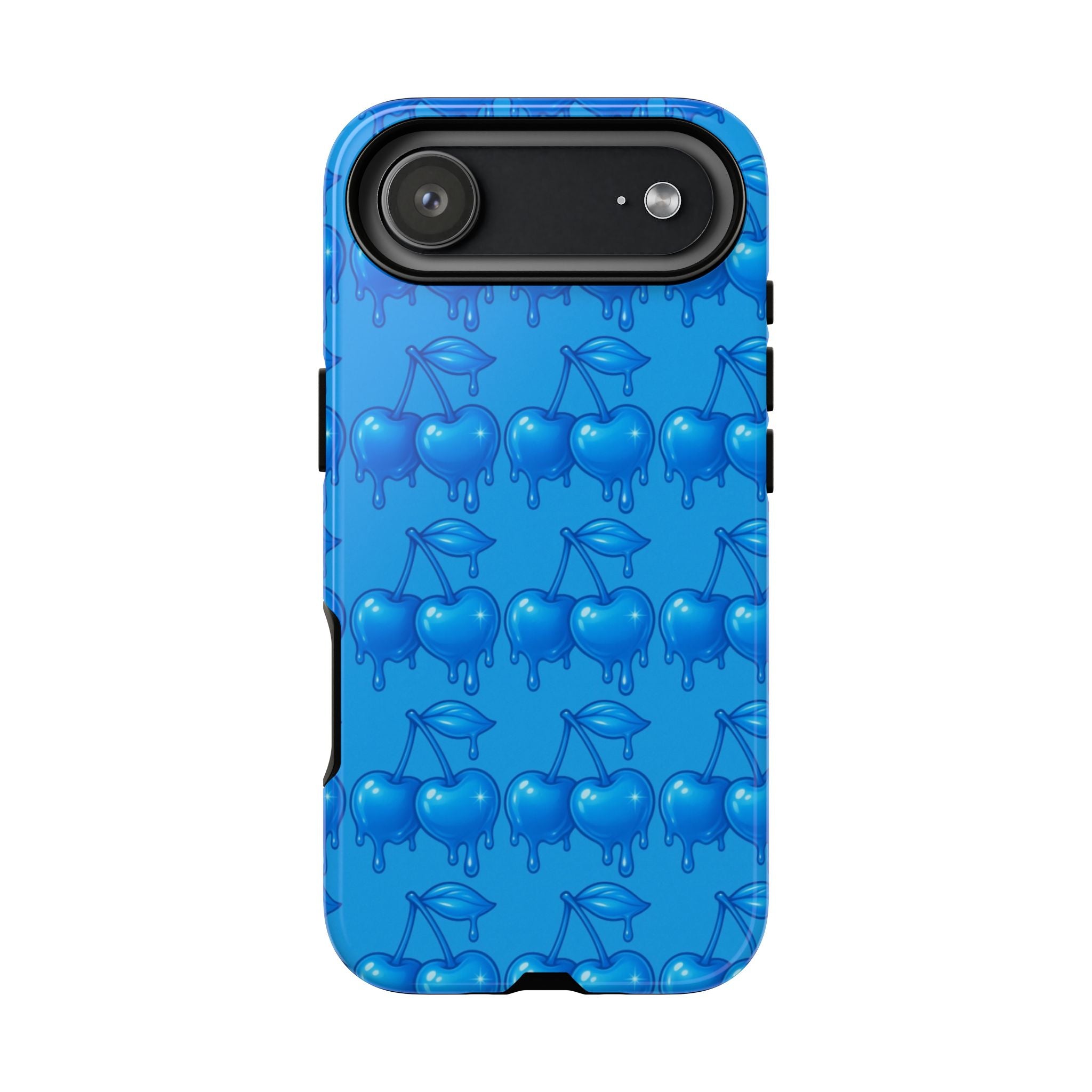 Blue Dripping Cherry Tough Phone Case