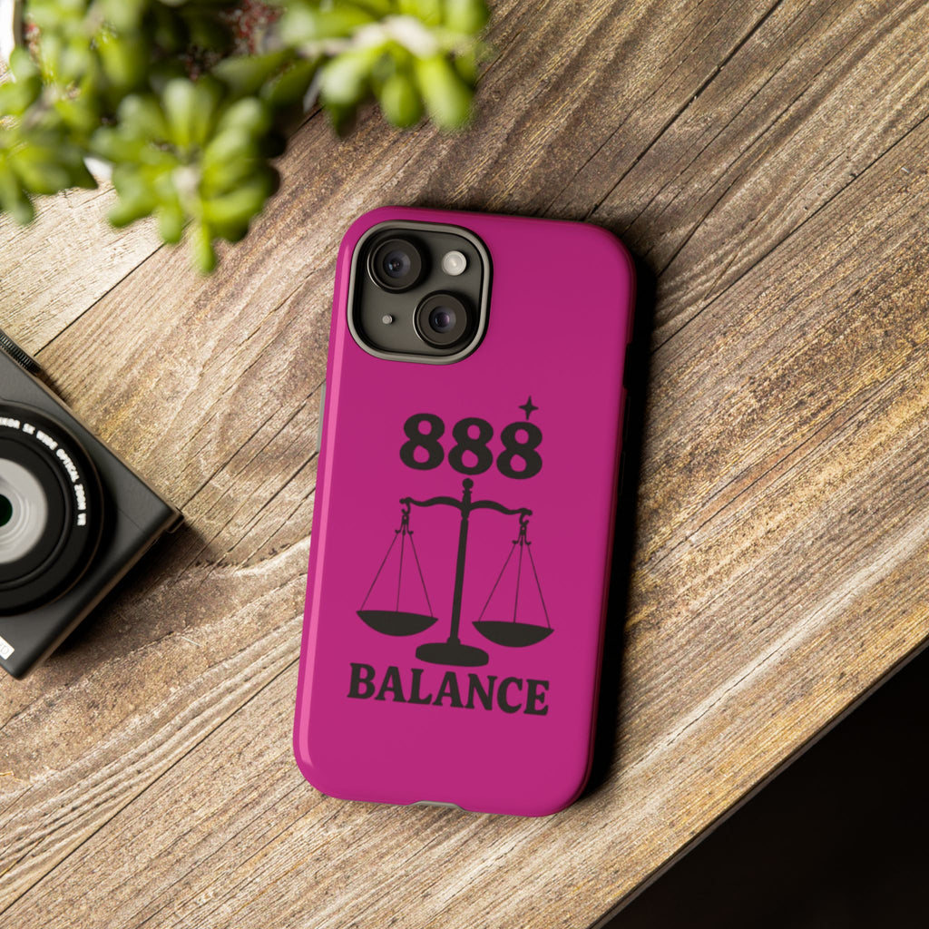 Black & Pink 888 Balance Phone Case