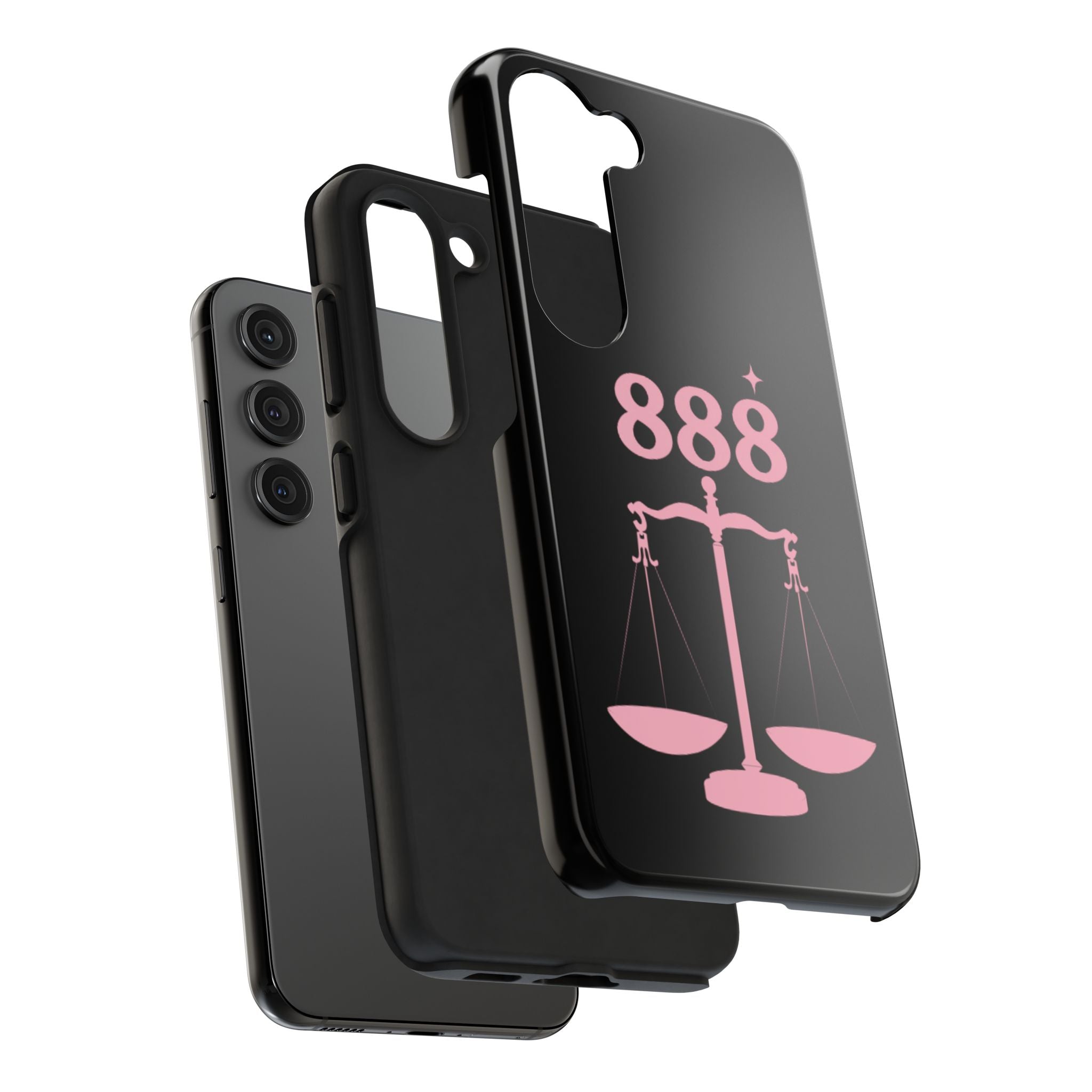 Black & Pink 888 Phone Case