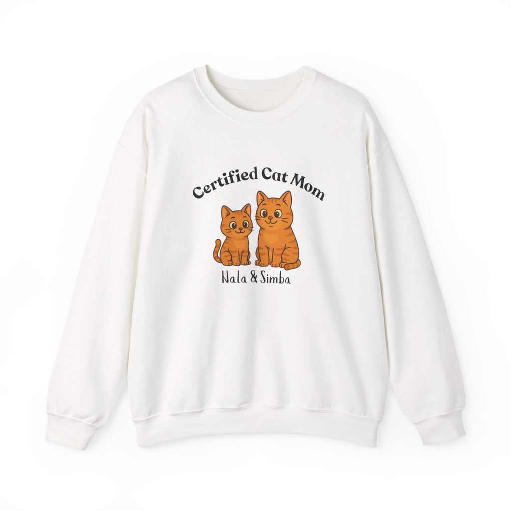 Custom Pet Sweatshirt — "Certified Cat Mom"