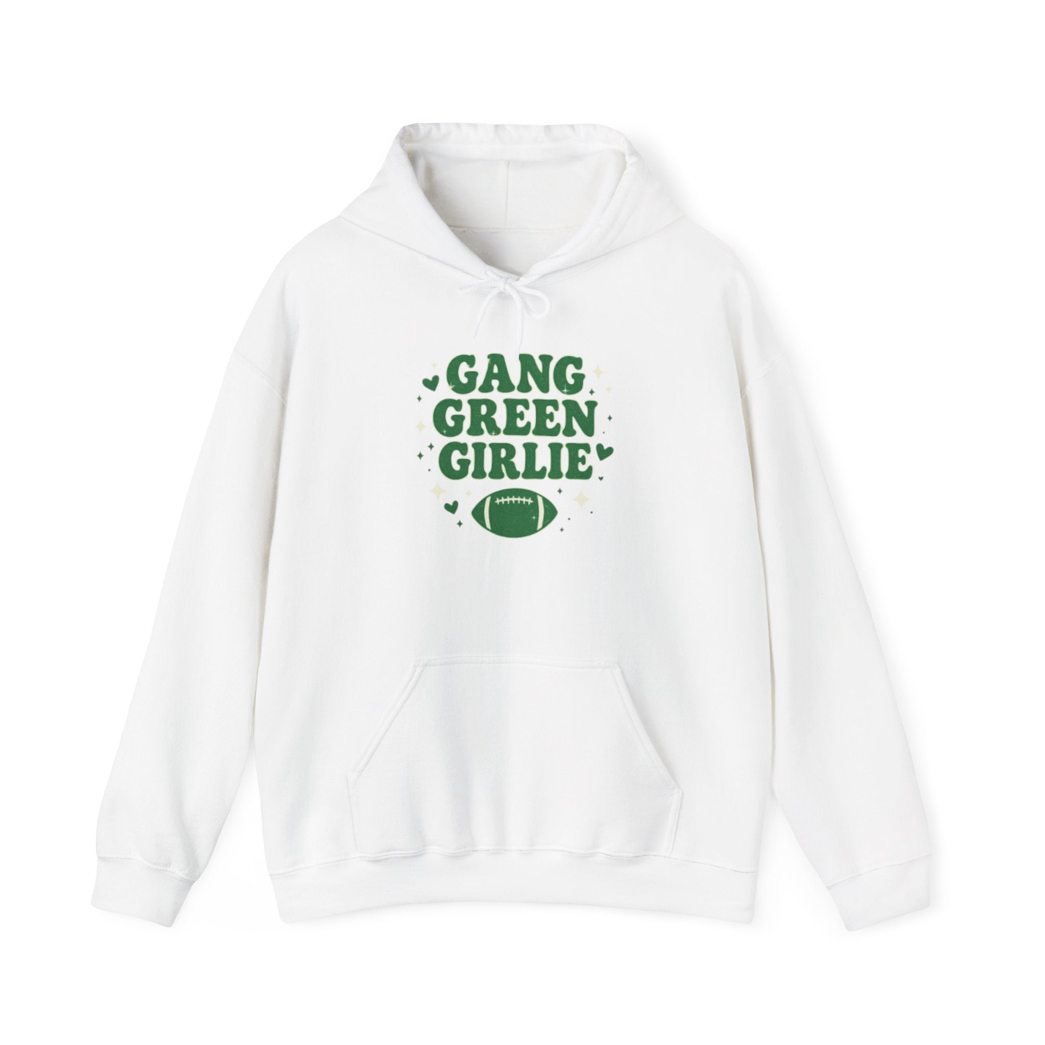 Gang Green Girlie Football Hoodie — Women's Football Fan Pullover