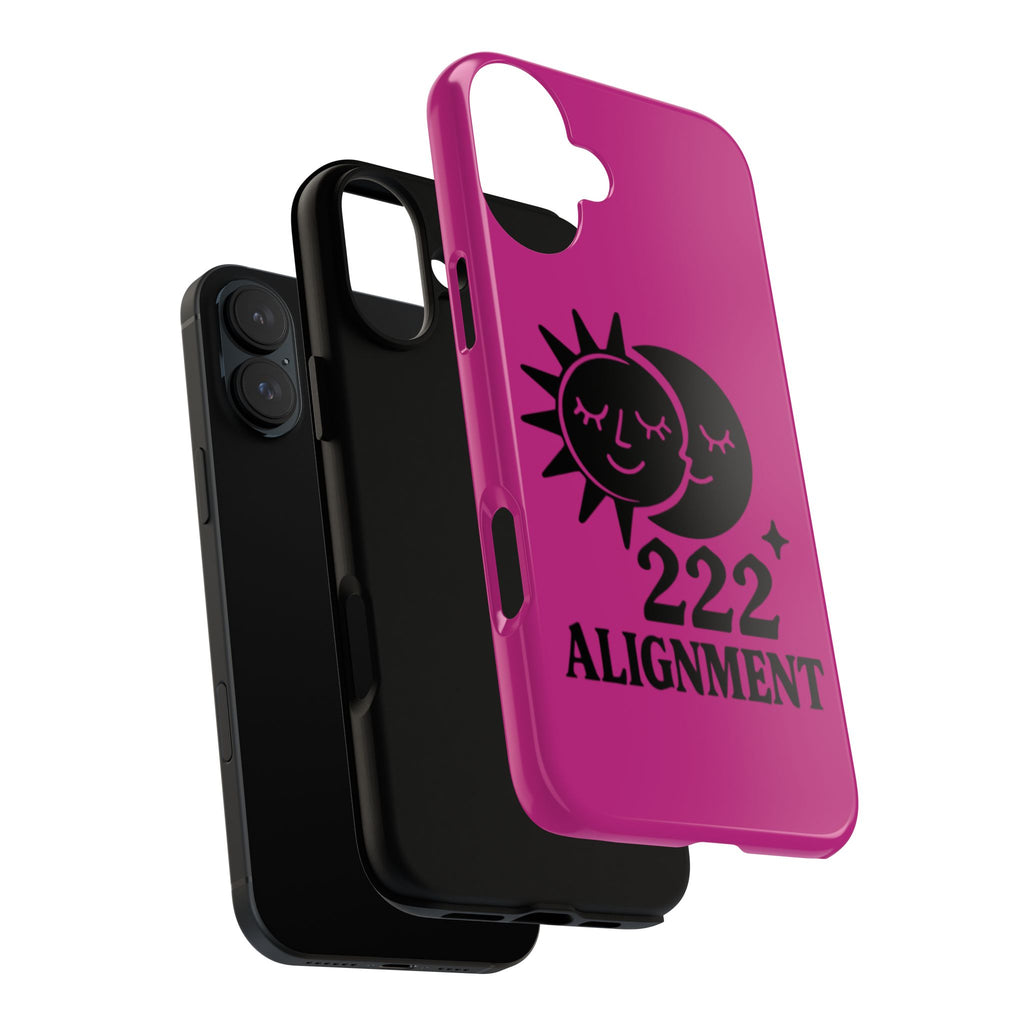 Black & Pink 222 Alignment Phone Case