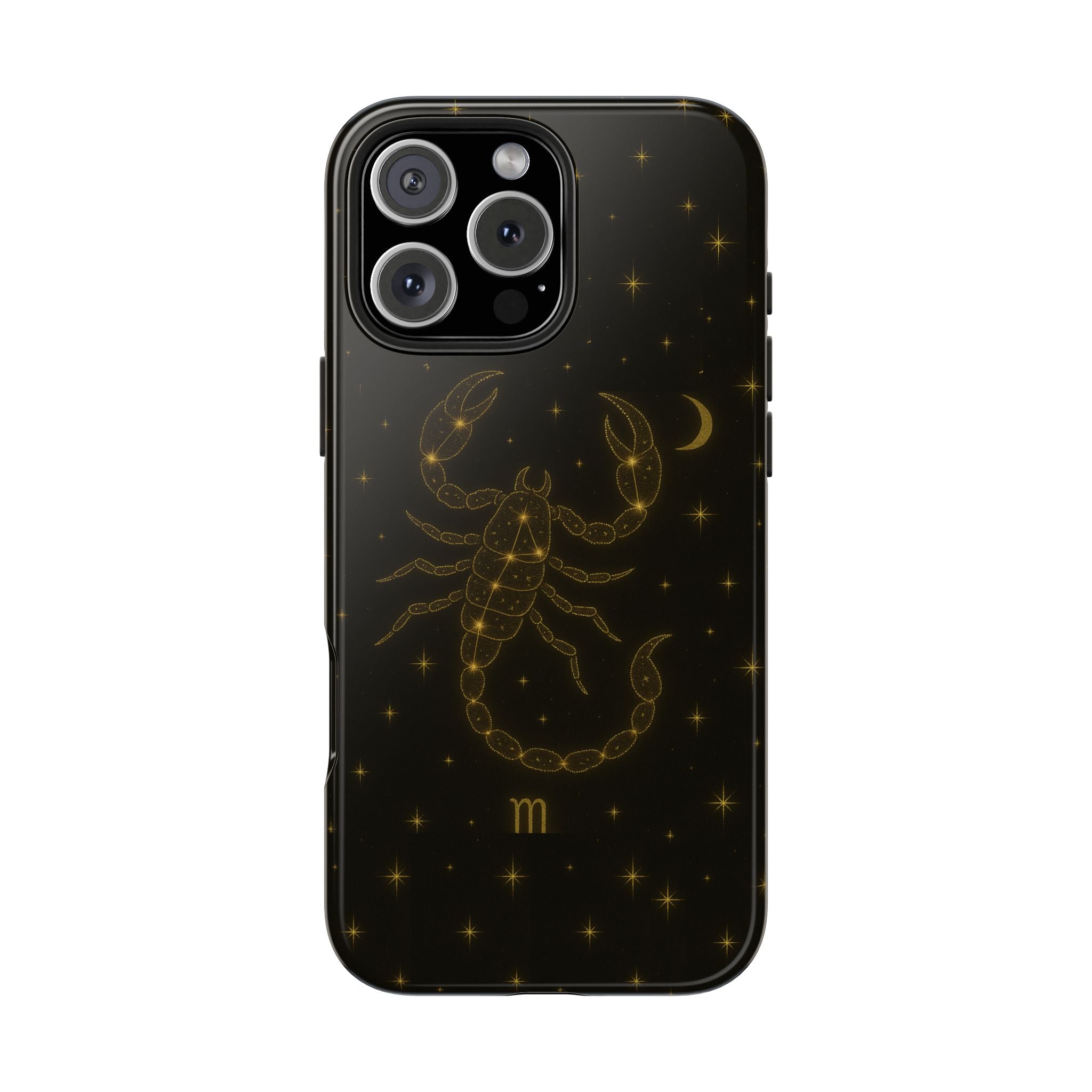 Scorpio Constellation Tough Phone Case — Black & Gold Zodiac Protection
