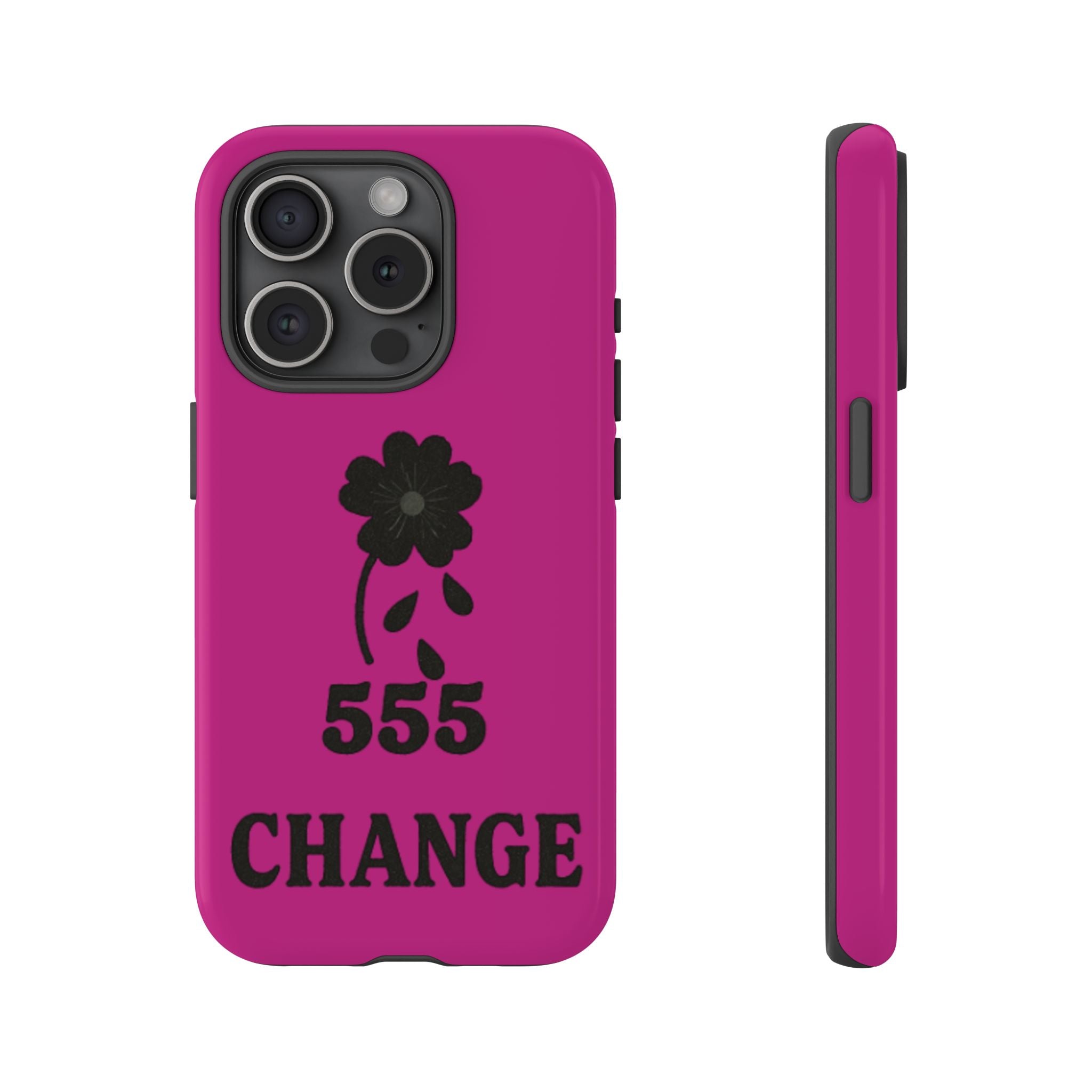 Black & Pink 555 Change Phone Case