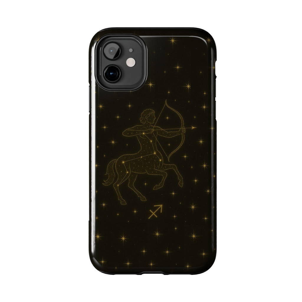 Sagittarius Constellation Tough Phone Case — Zodiac Archer Protective Cover