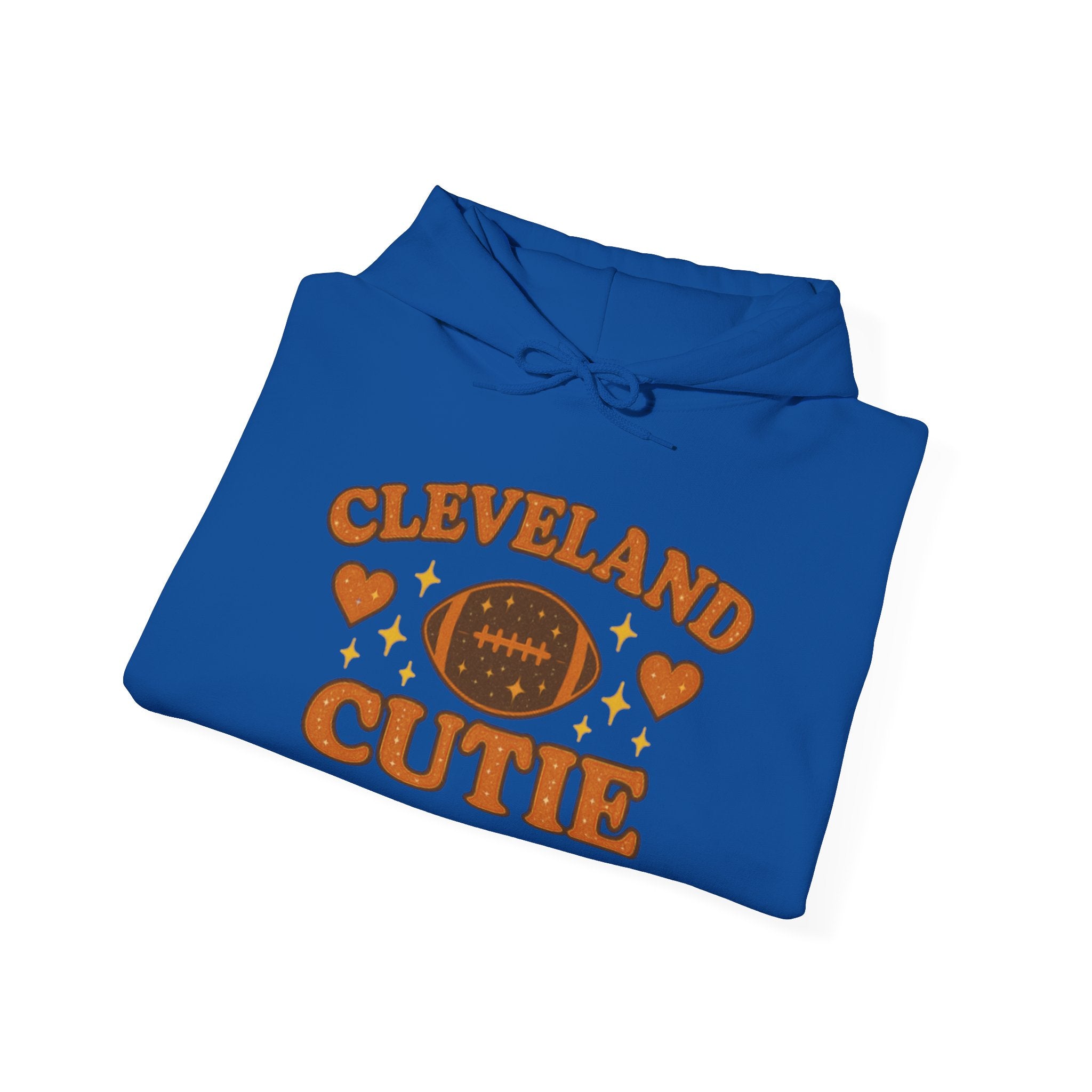 Cleveland Cutie Football Hoodie — Cute Retro Fan Pullover