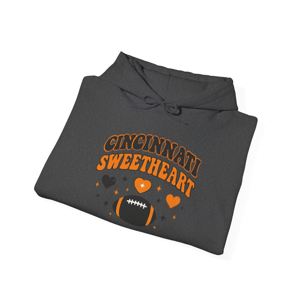 Cincinnati Sweetheart Football Graphic Hooded Sweatshirt