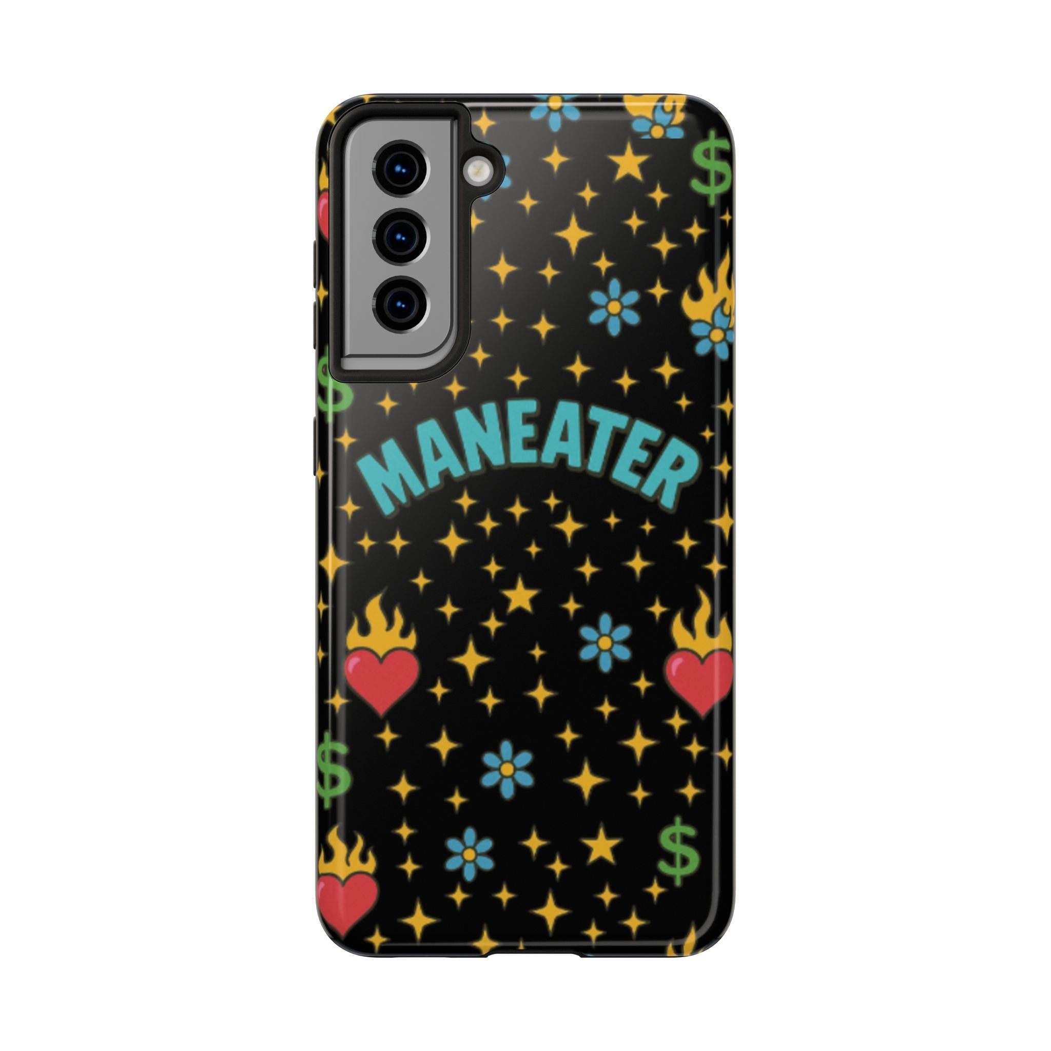 Maneater Flaming Heart Phone Case