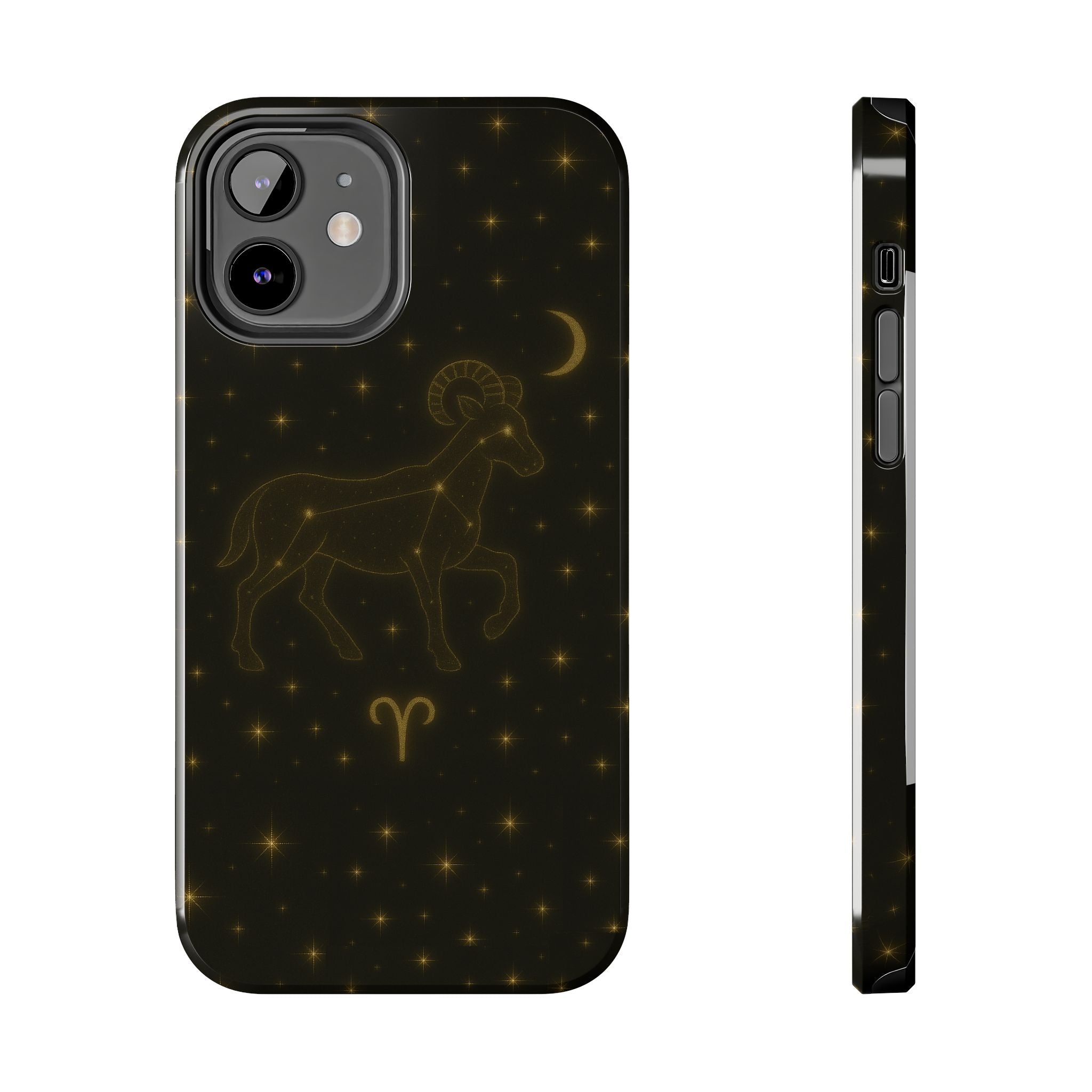 Aries Constellation Tough Phone Case — Zodiac Ram Star Map Design