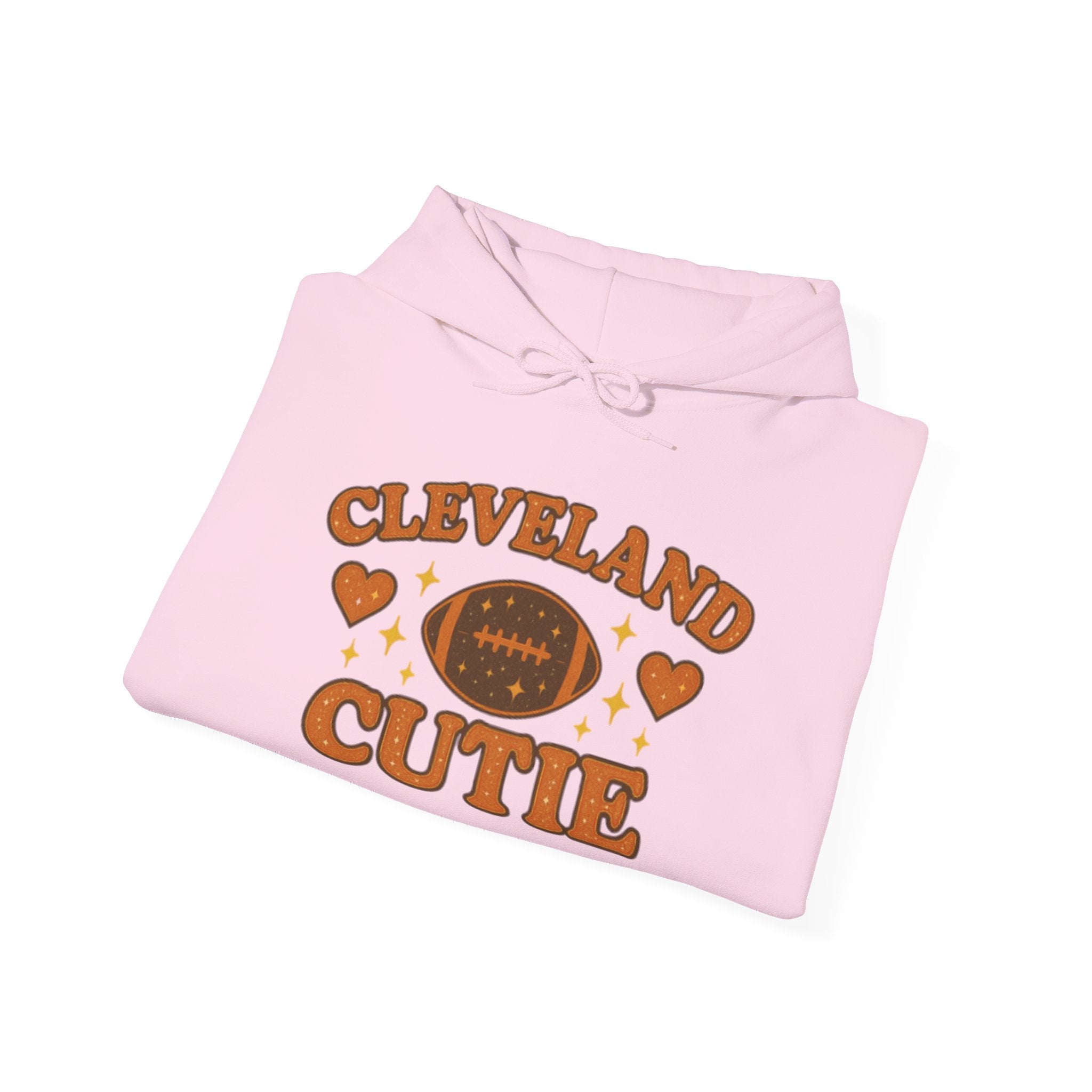 Cleveland Cutie Football Hoodie — Cute Retro Fan Pullover