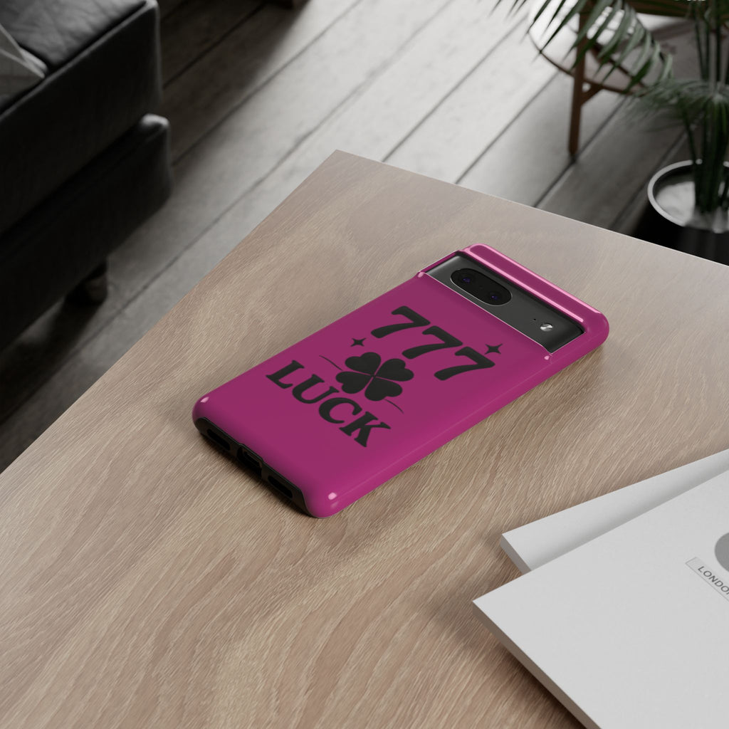Black & Pink 777 Luck Phone Case