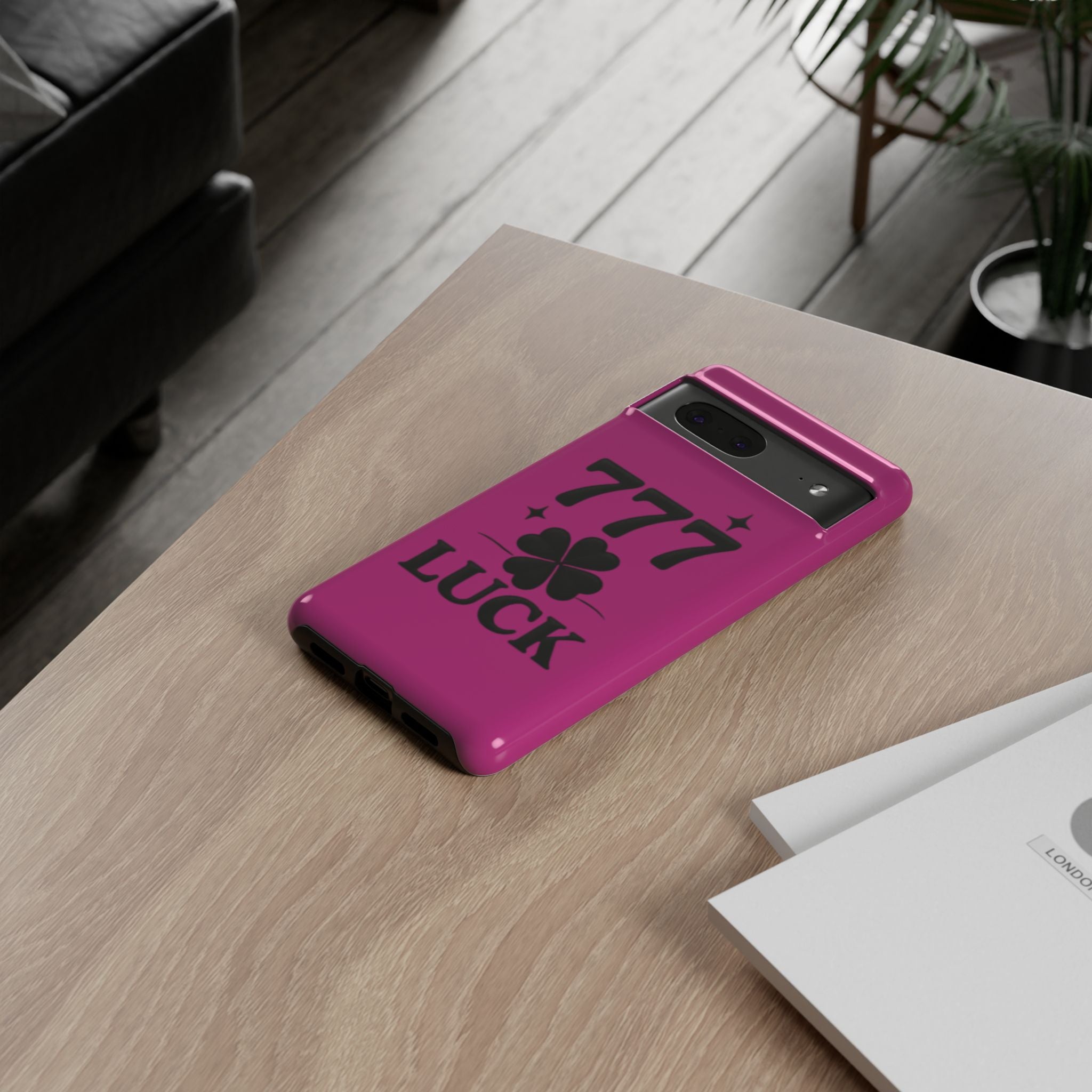 Black & Pink 777 Luck Phone Case