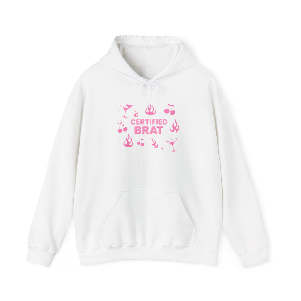 Certified Brat Pink Graphic Hoodie