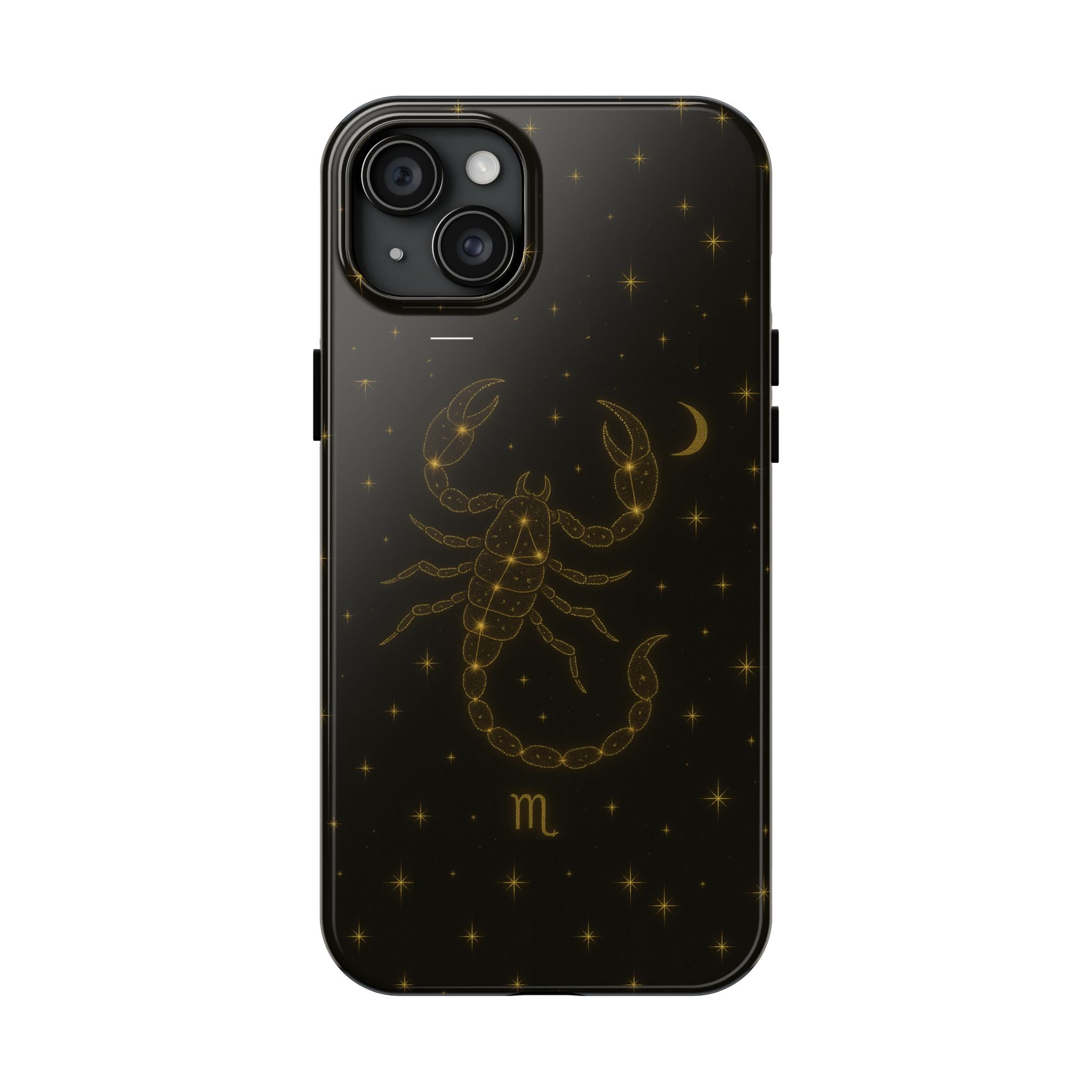 Scorpio Constellation Tough Phone Case — Black & Gold Zodiac Protection