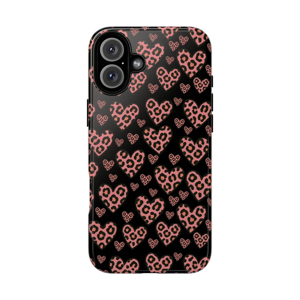 Leopard Heart Phone Case