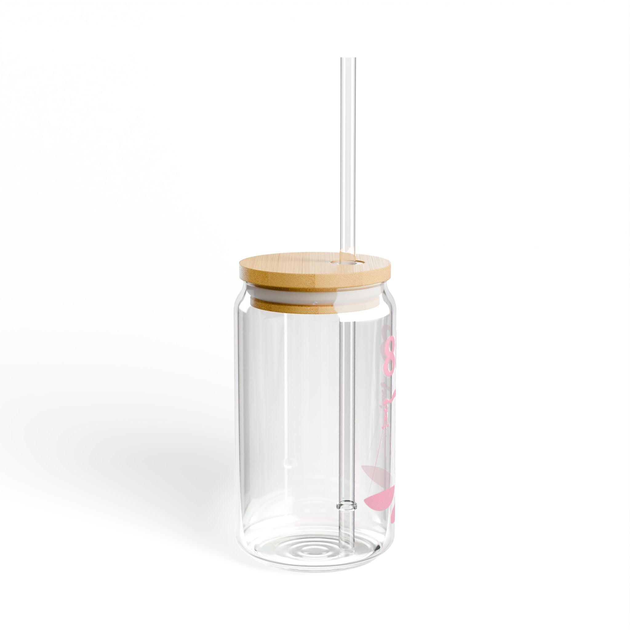 Pink Sipper Glass 888