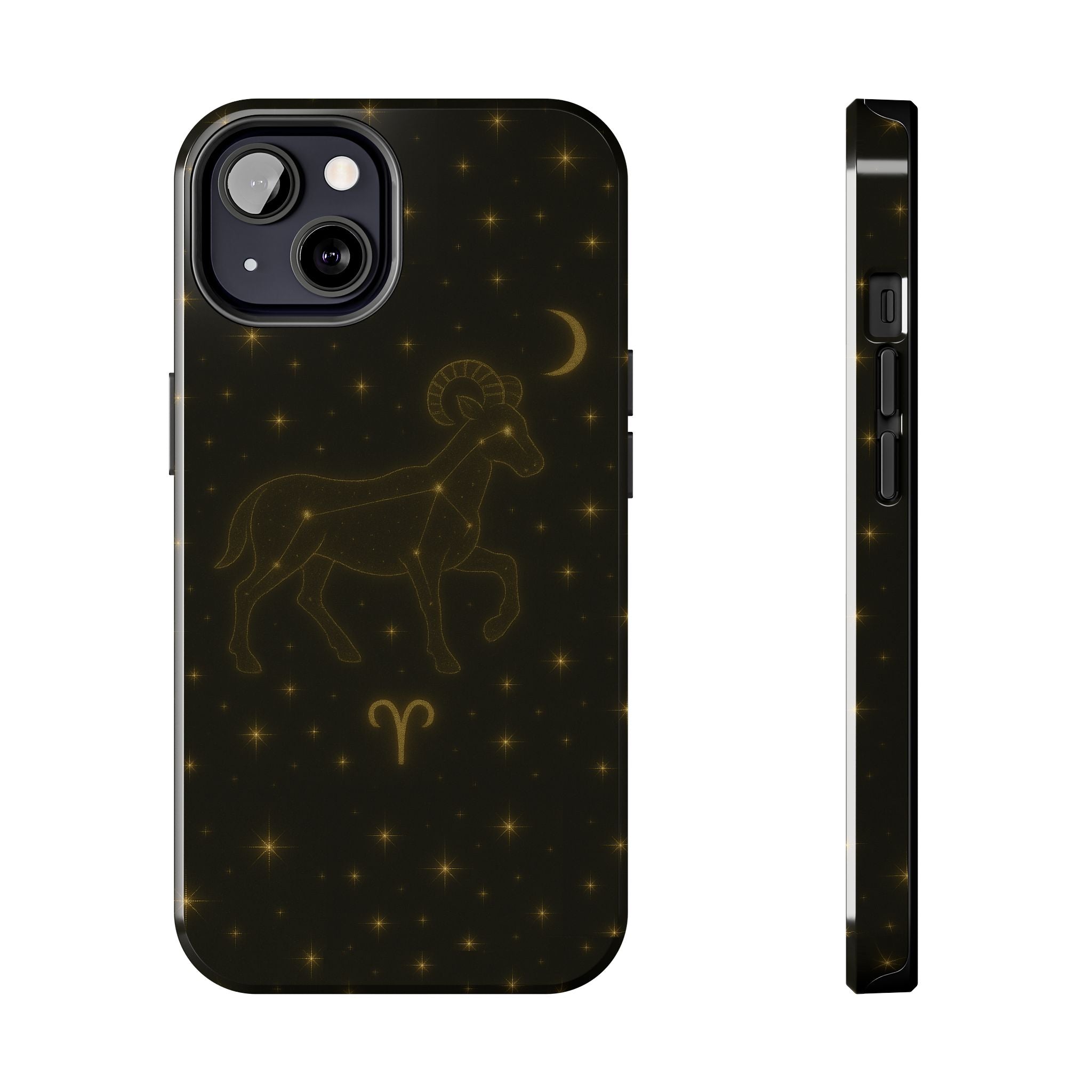 Aries Constellation Tough Phone Case — Zodiac Ram Star Map Design