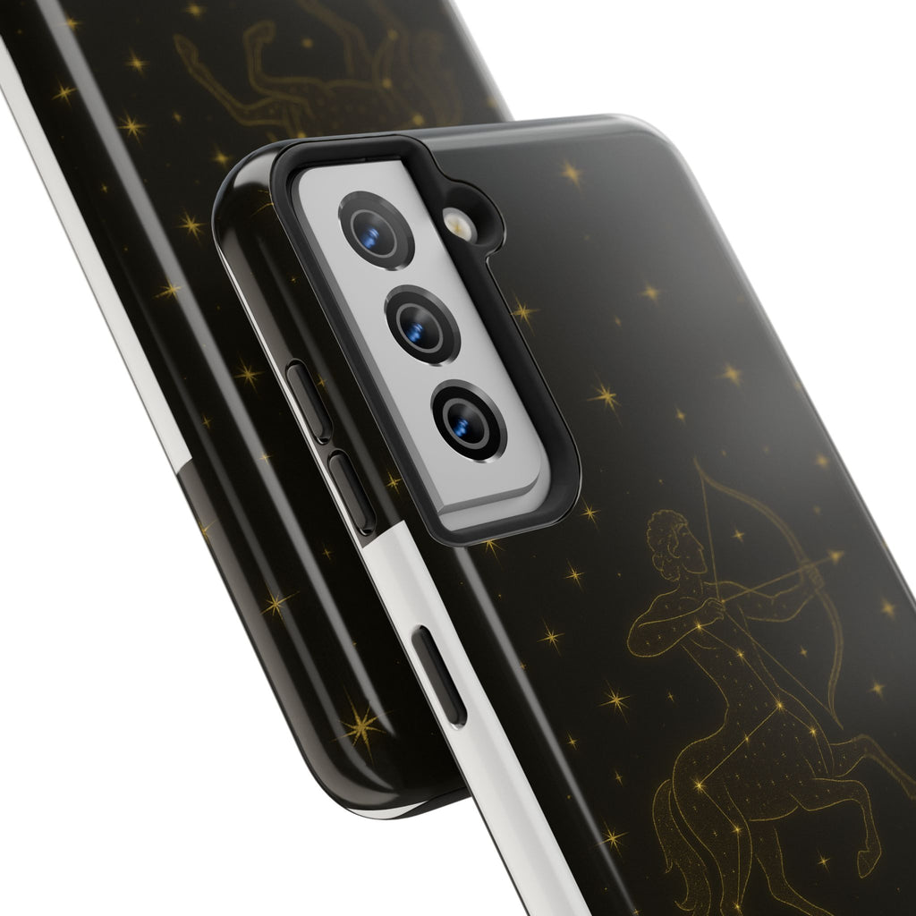 Sagittarius Constellation Tough Phone Case — Zodiac Archer Protective Cover