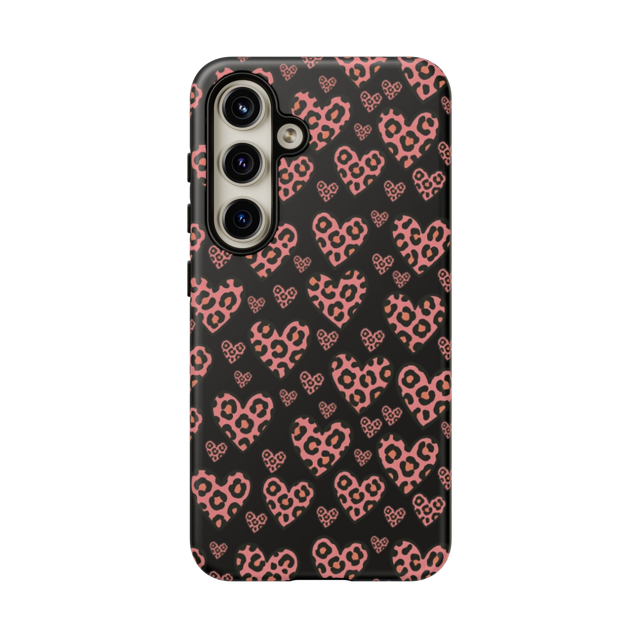 Leopard Heart Phone Case