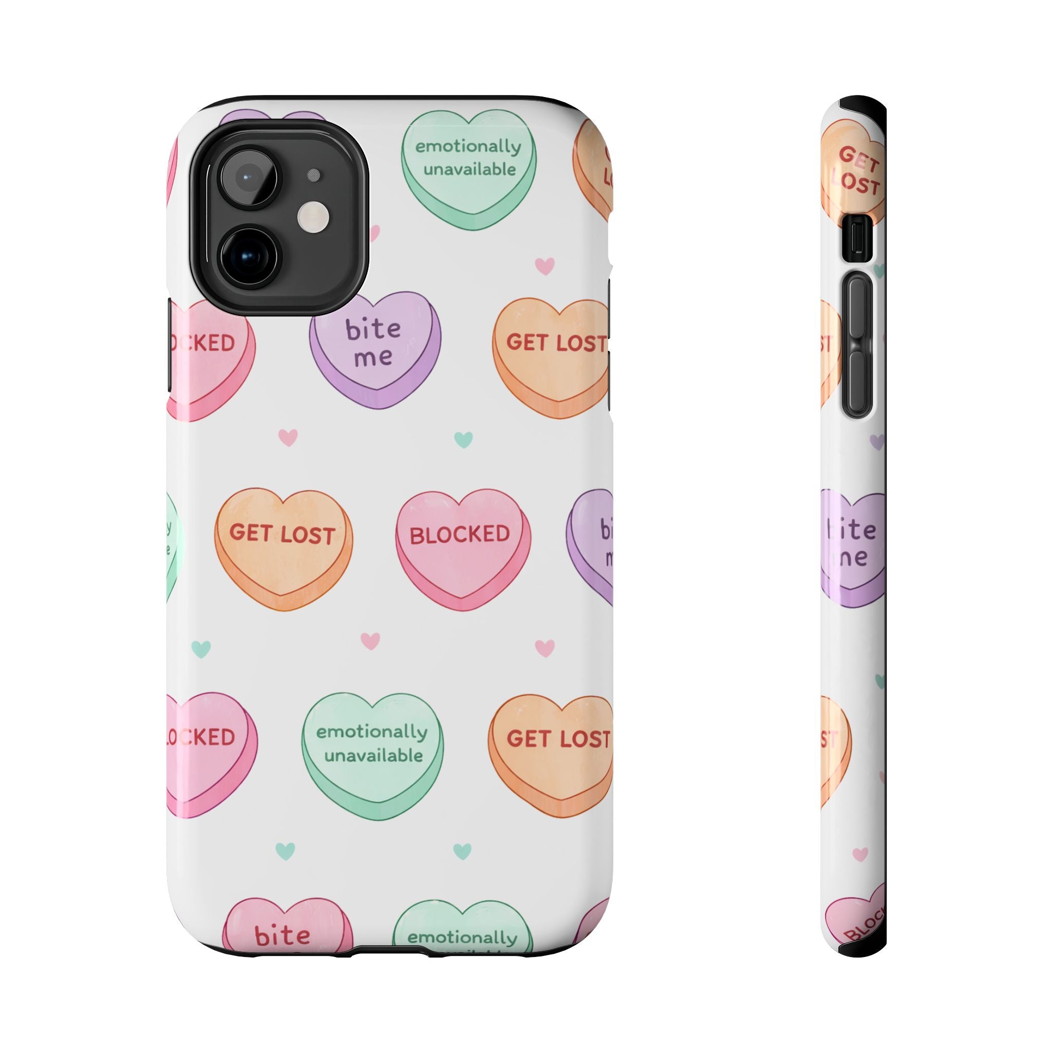 Candy Hearts Phone Case