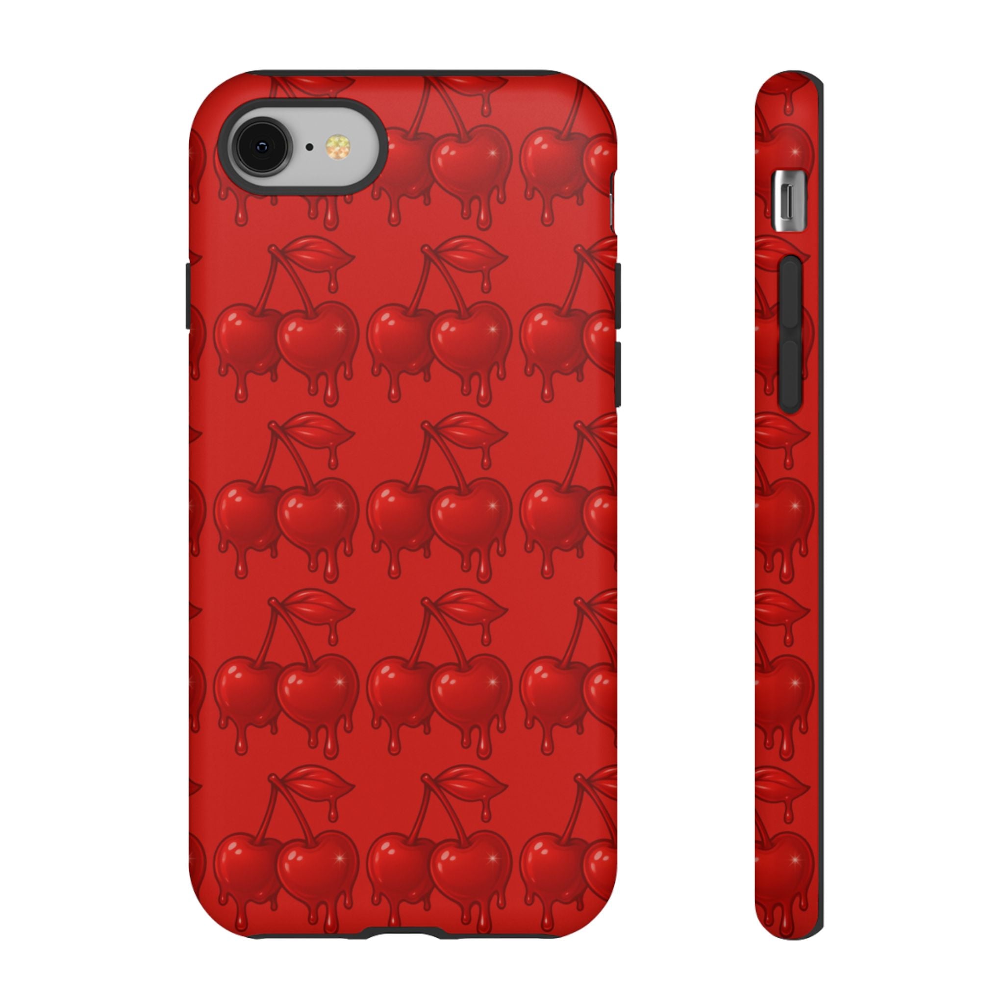 Red Dripping Cherry Phone Case