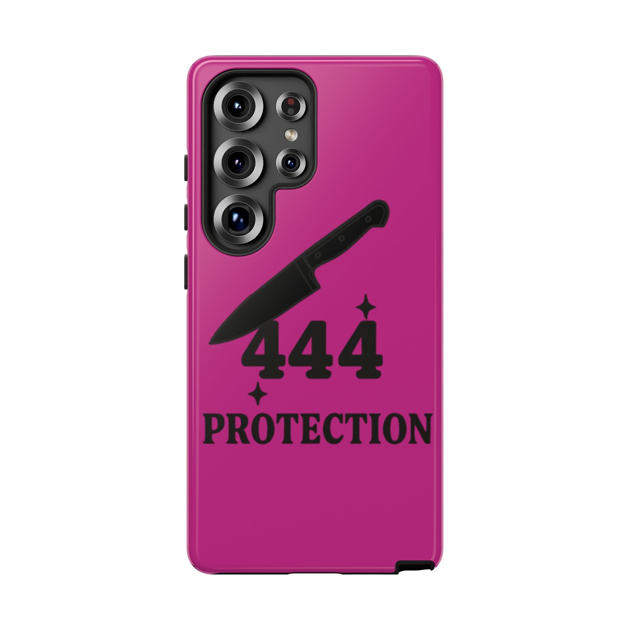 Black & Pink 444 Protection Phone Case