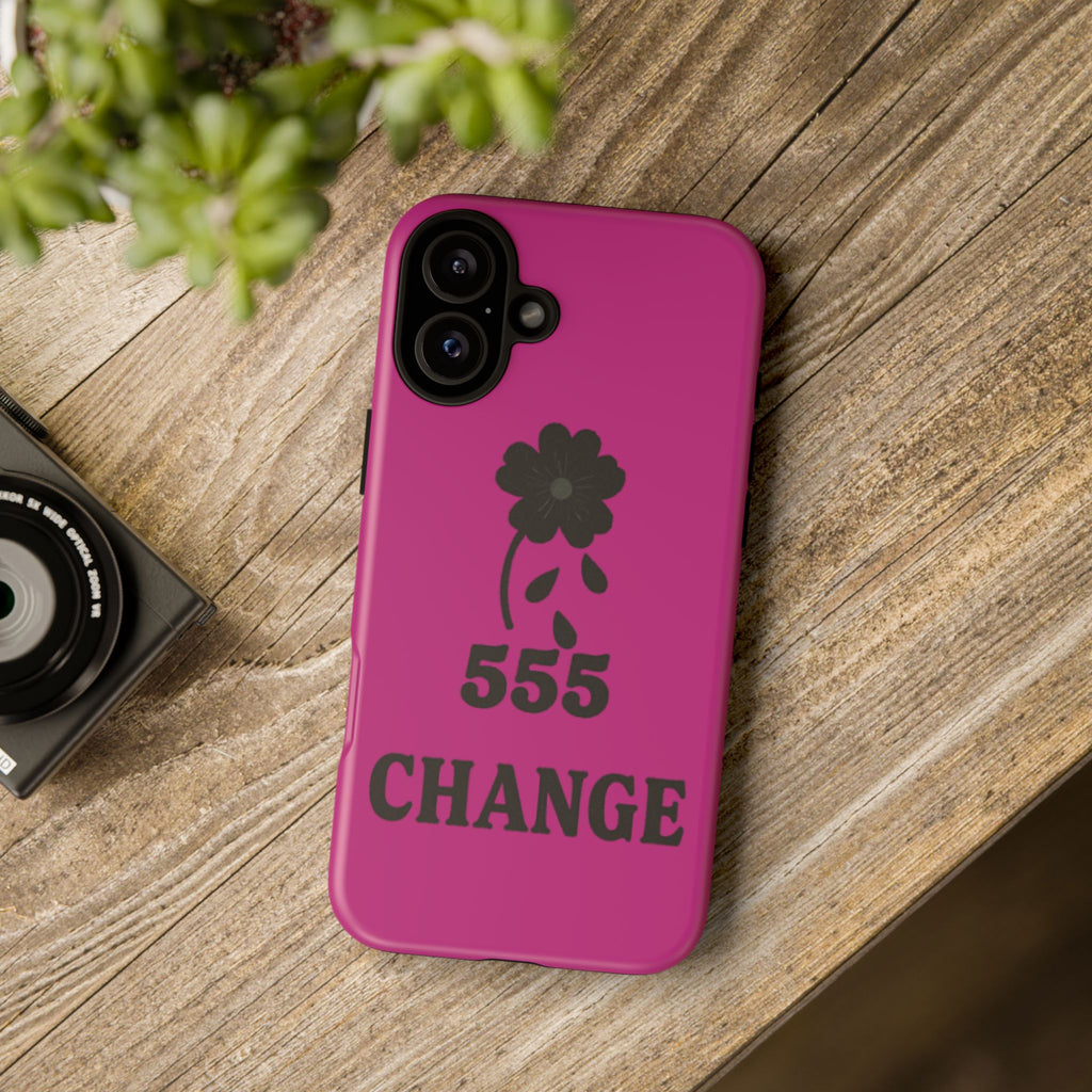 Black & Pink 555 Change Phone Case
