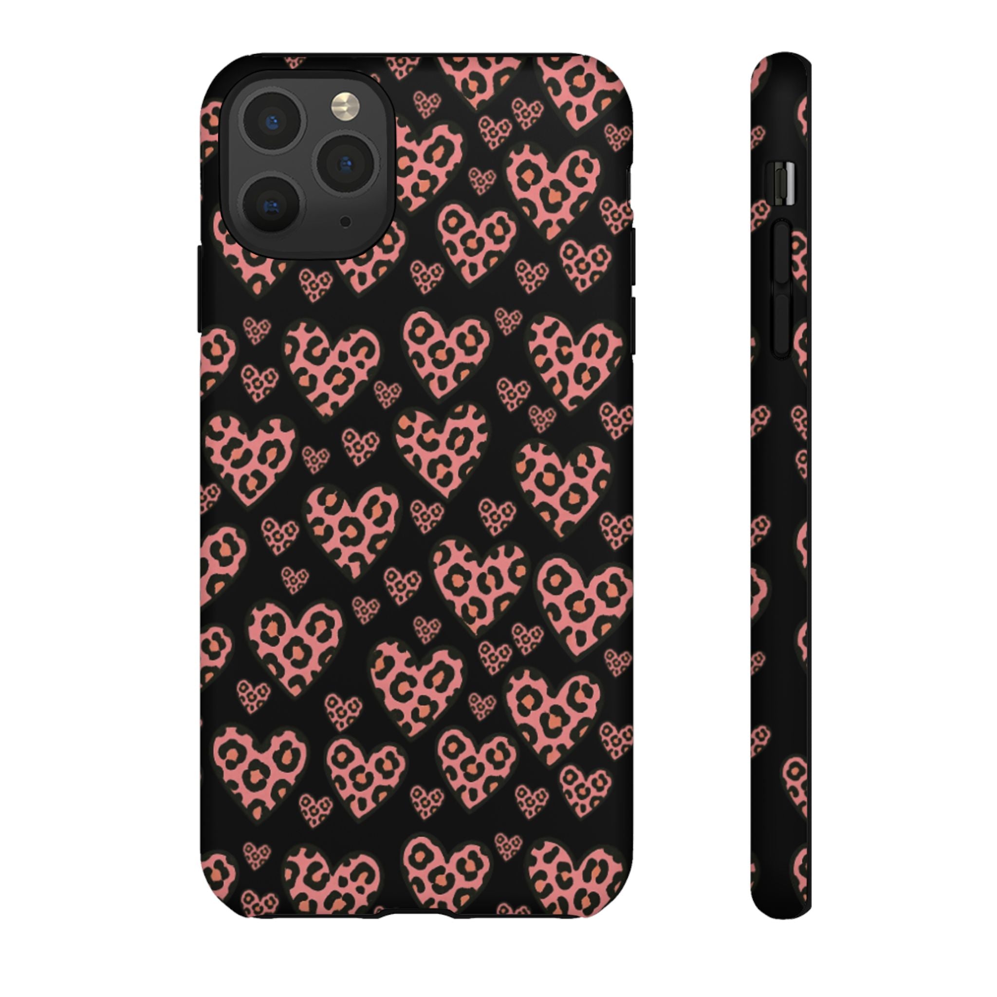 Leopard Heart Phone Case