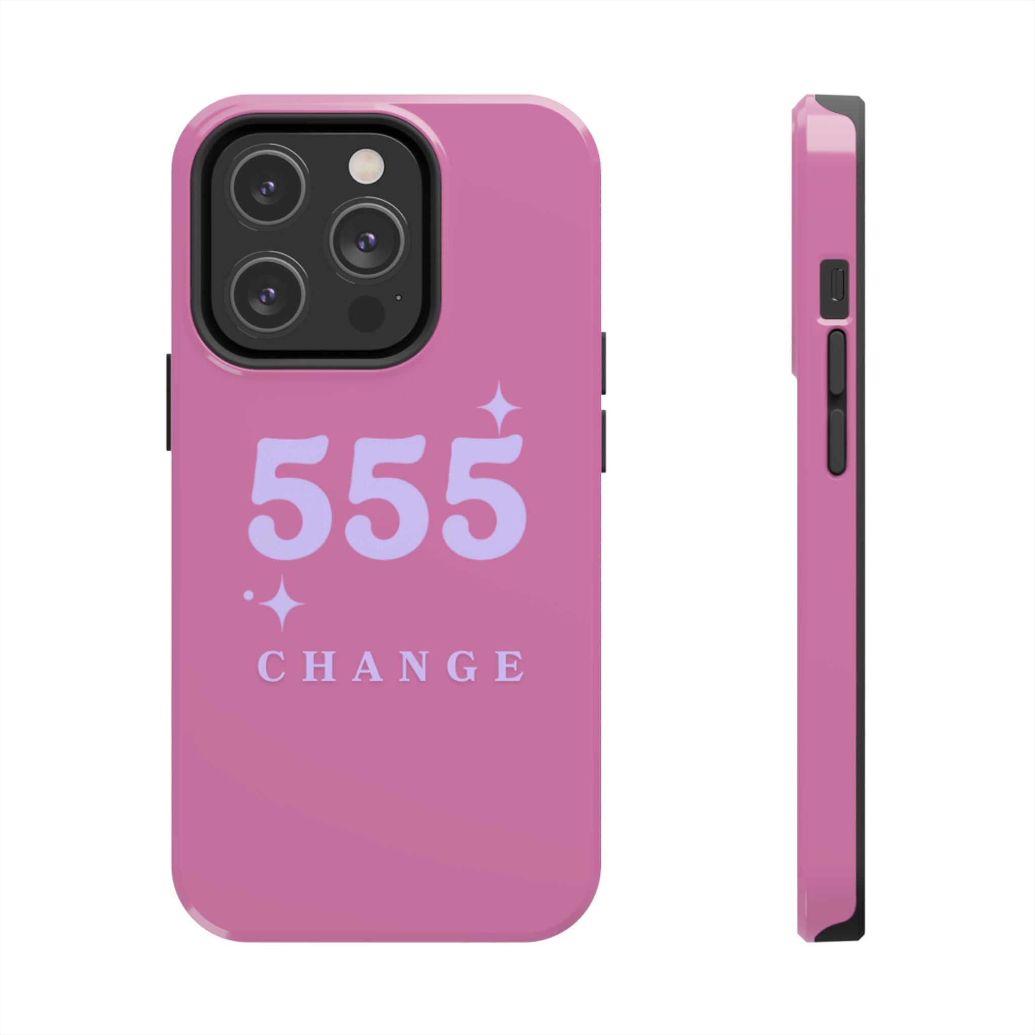 Pink & Purple 555 Change Phone Case