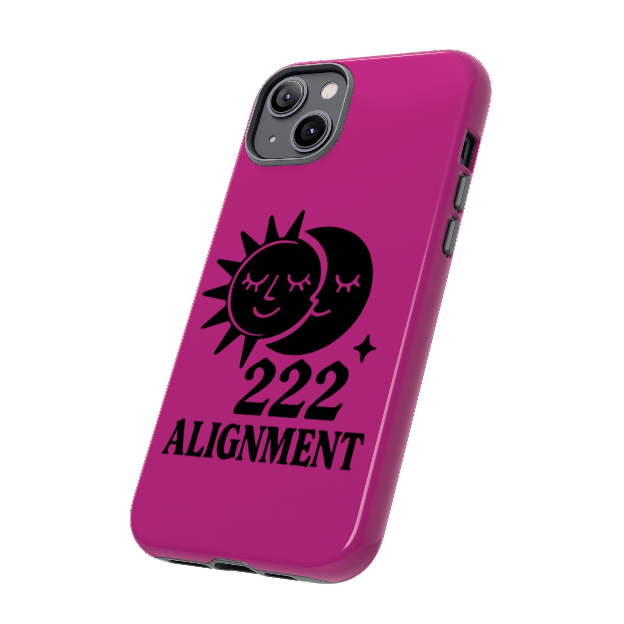 Black & Pink 222 Alignment Phone Case