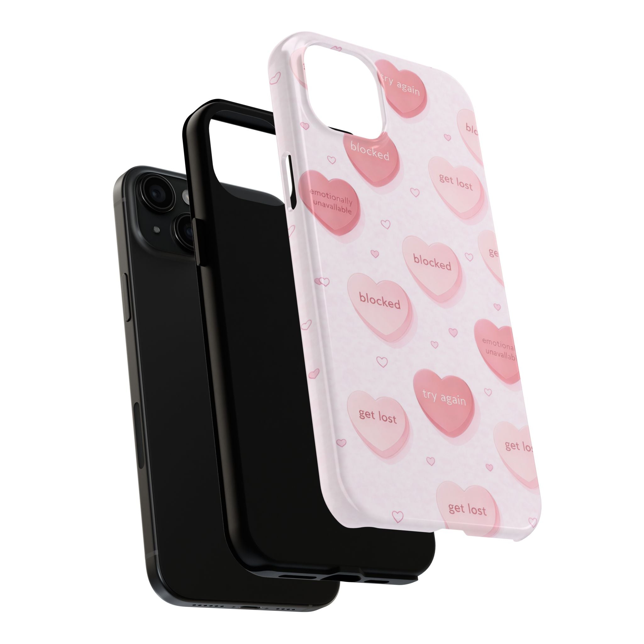 Non-Conversation Hearts Phone Case