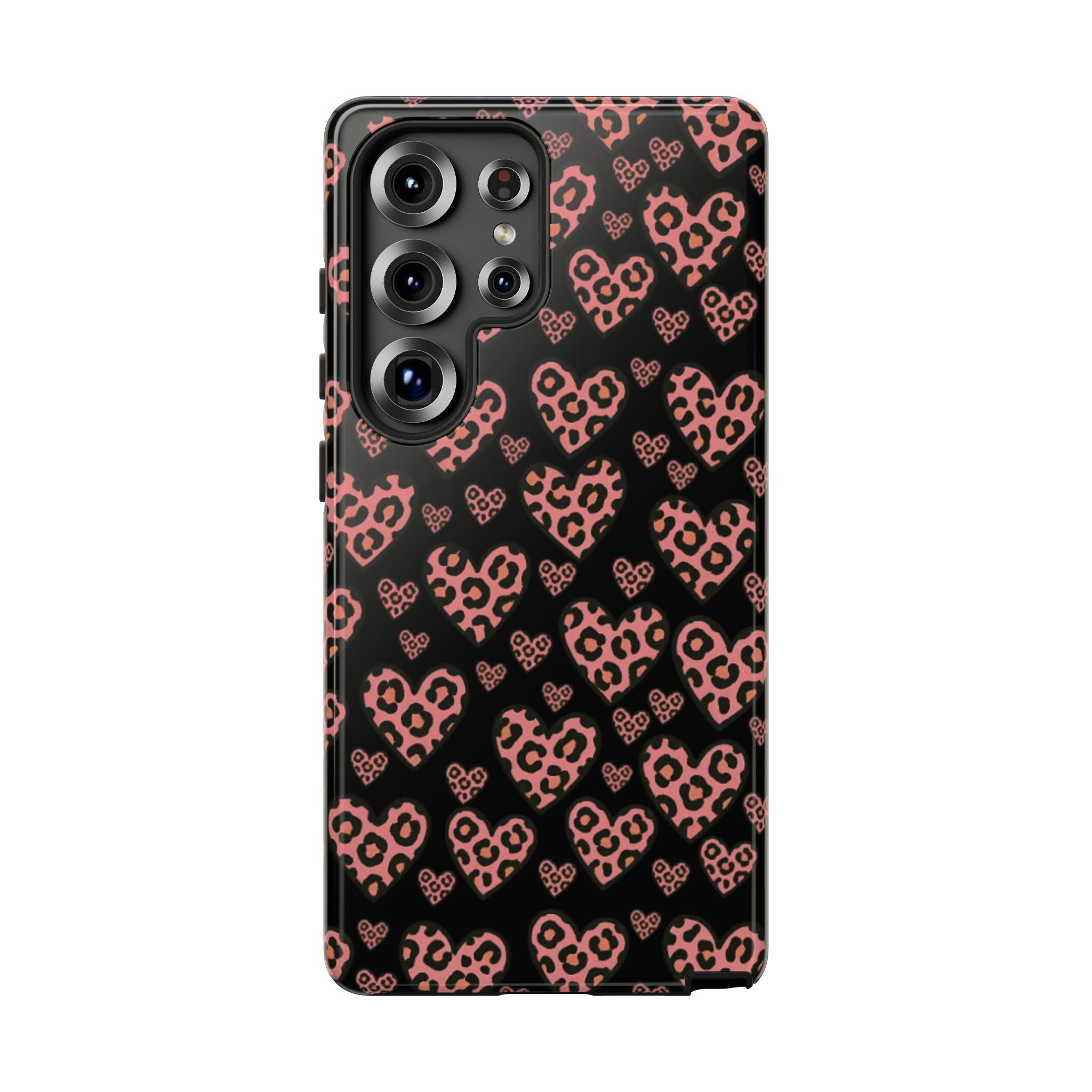 Leopard Heart Phone Case