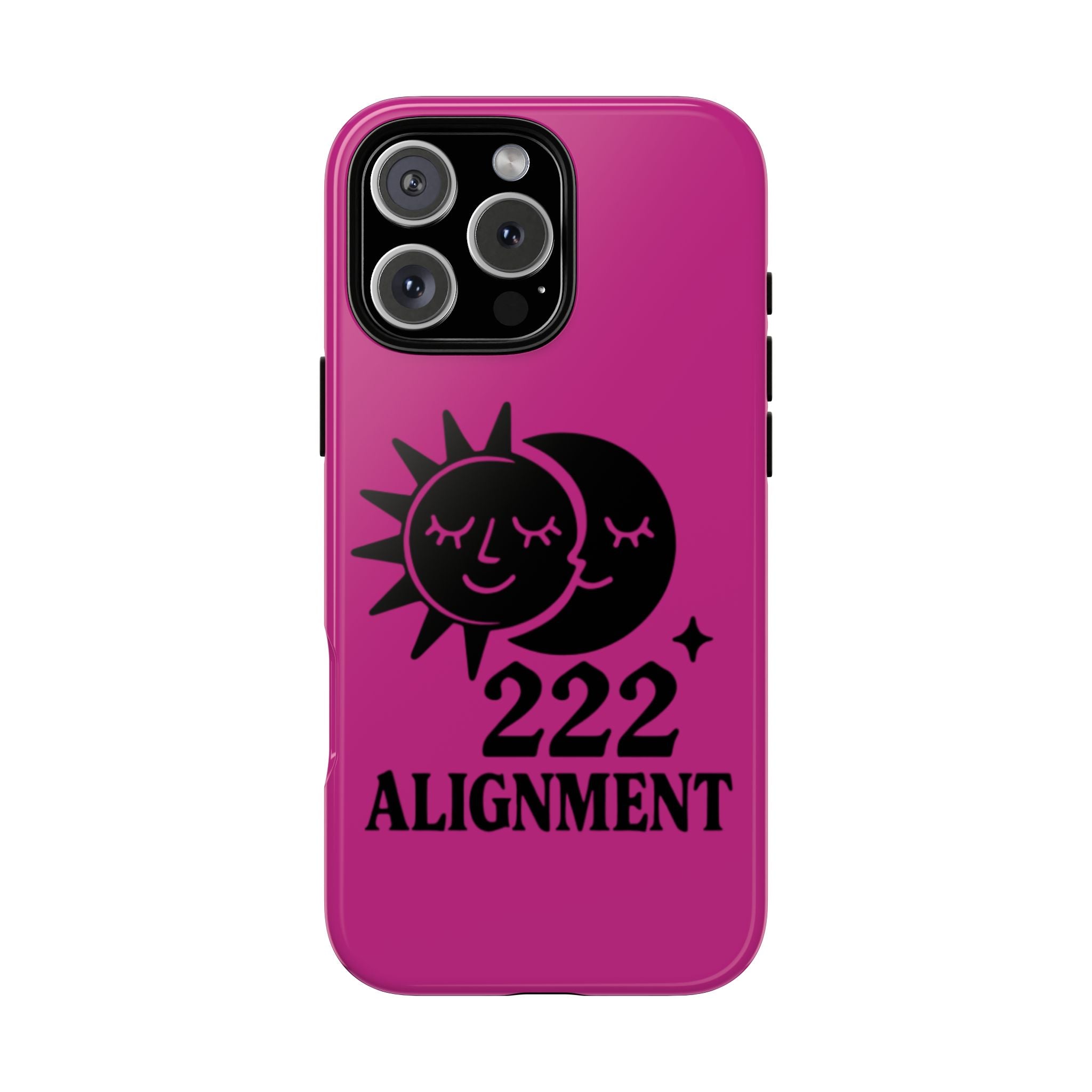 Black & Pink 222 Alignment Phone Case