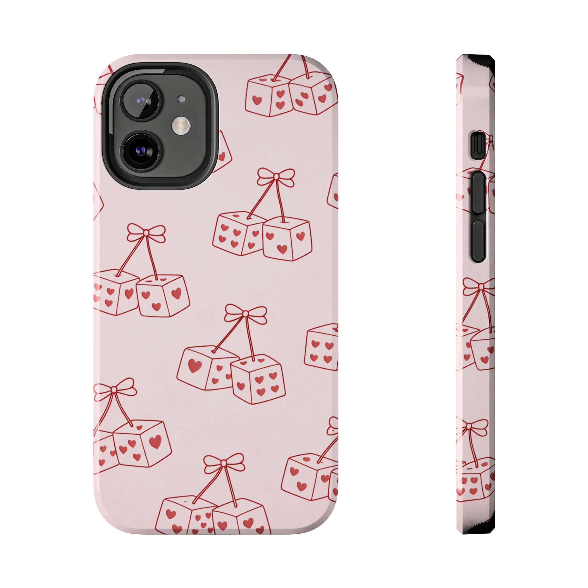 Red & Pink Heart Di Phone Case