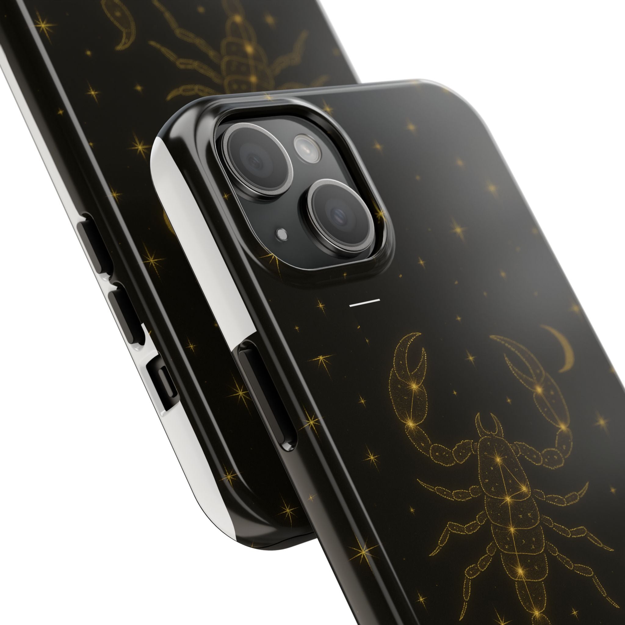 Scorpio Constellation Tough Phone Case — Black & Gold Zodiac Protection