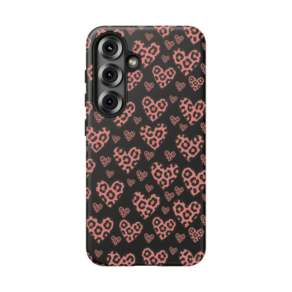 Leopard Heart Phone Case