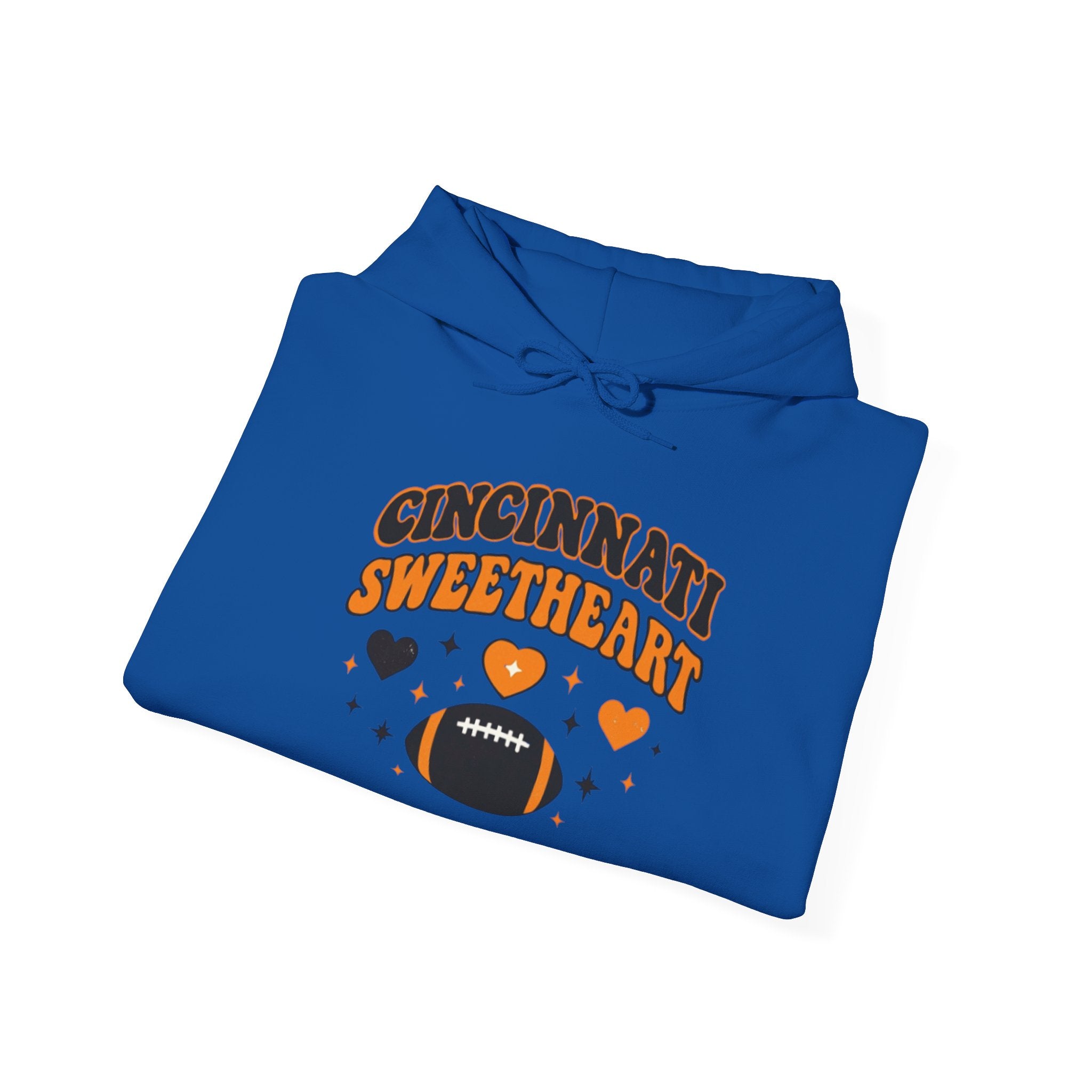 Cincinnati Sweetheart Football Graphic Hooded Sweatshirt