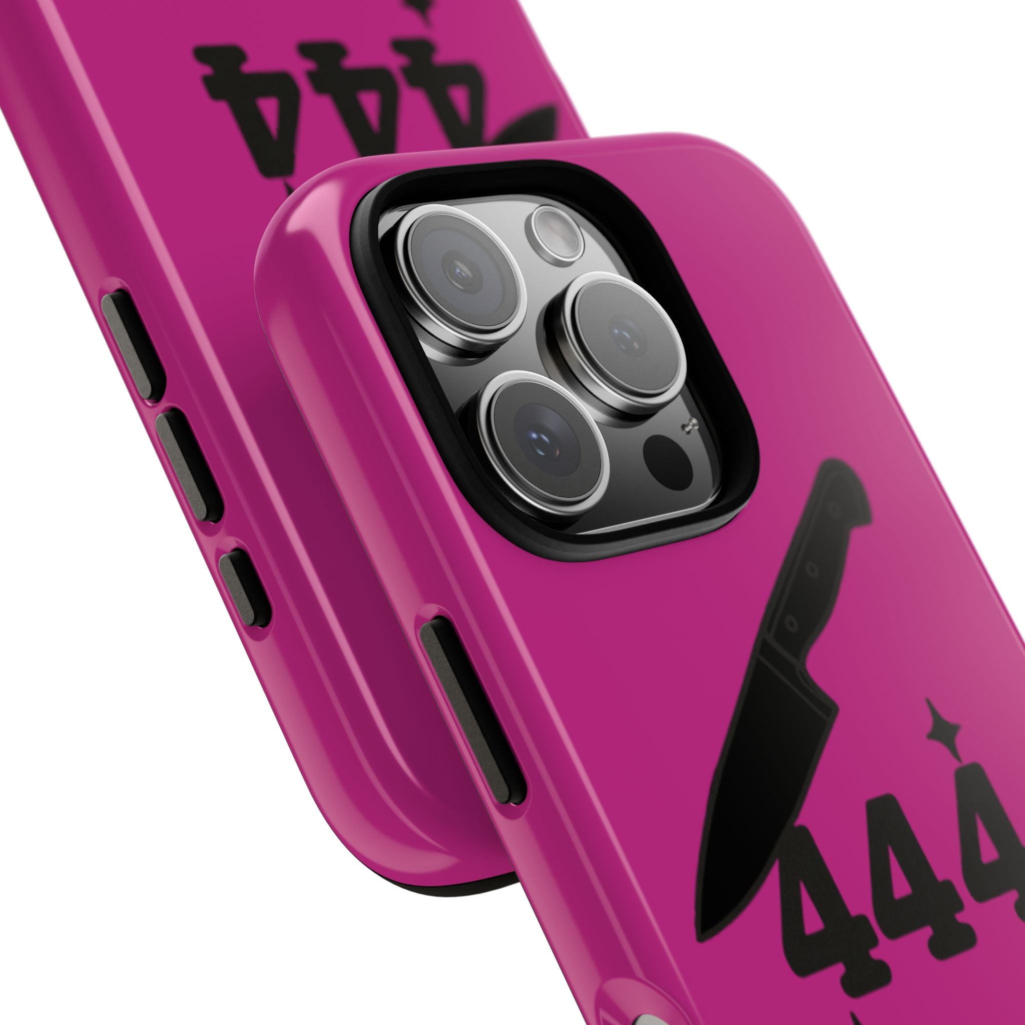 Black & Pink 444 Protection Phone Case