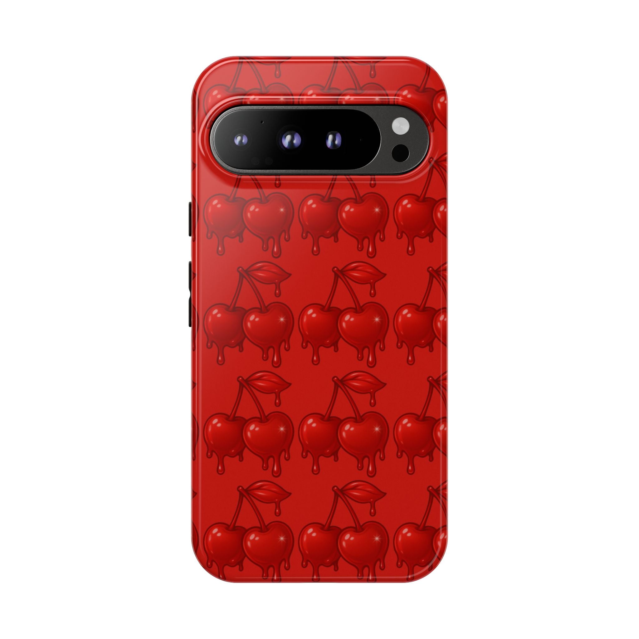 Red Dripping Cherry Phone Case