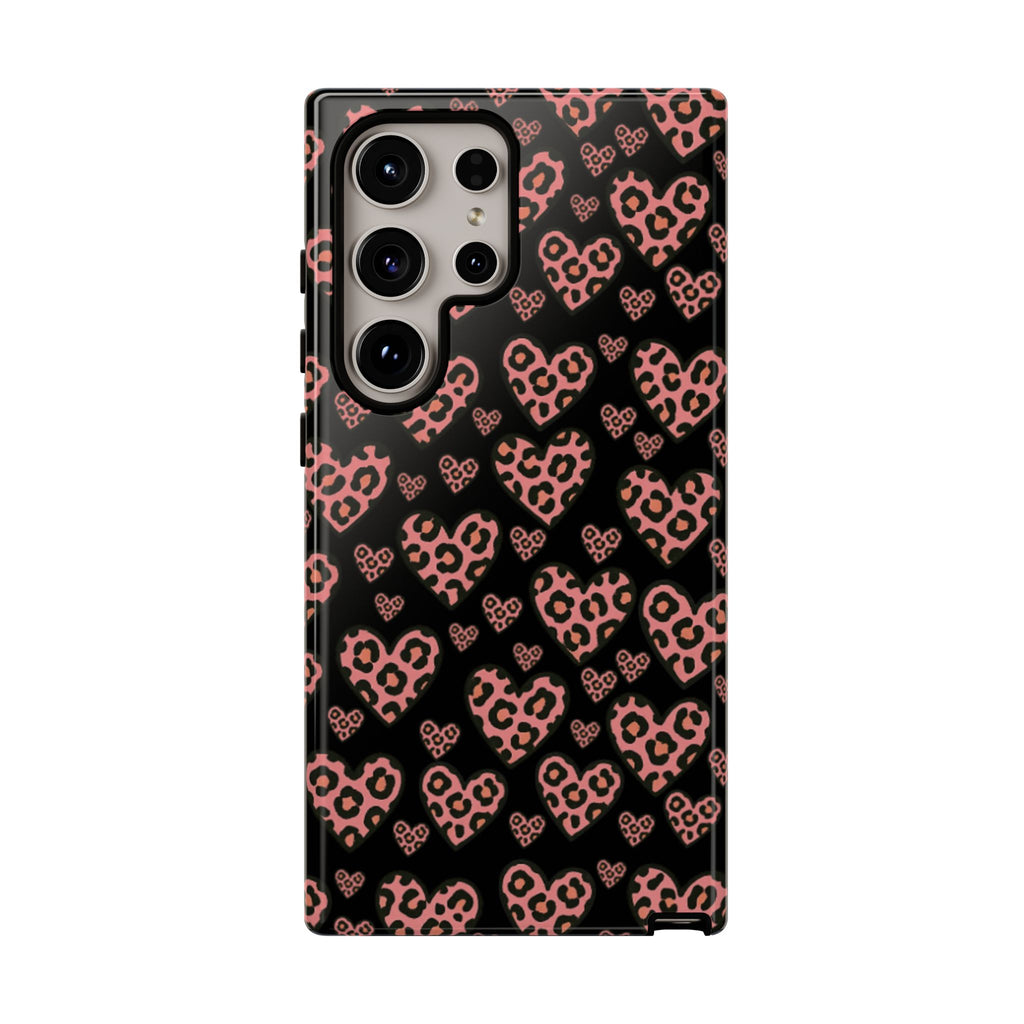 Leopard Heart Phone Case