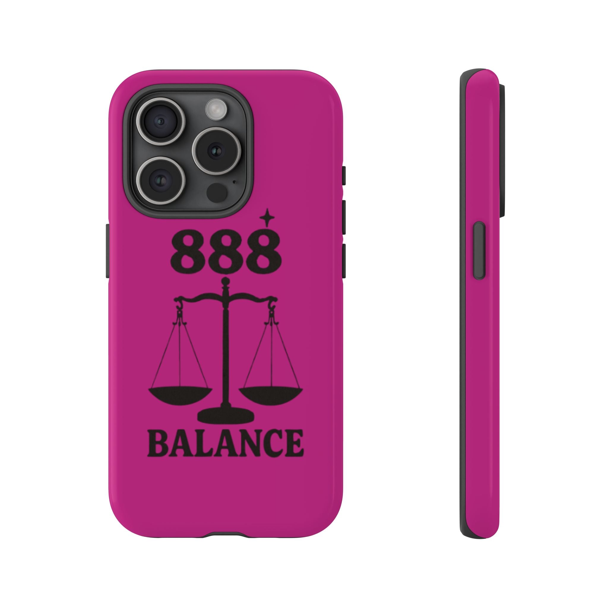 Black & Pink 888 Balance Phone Case