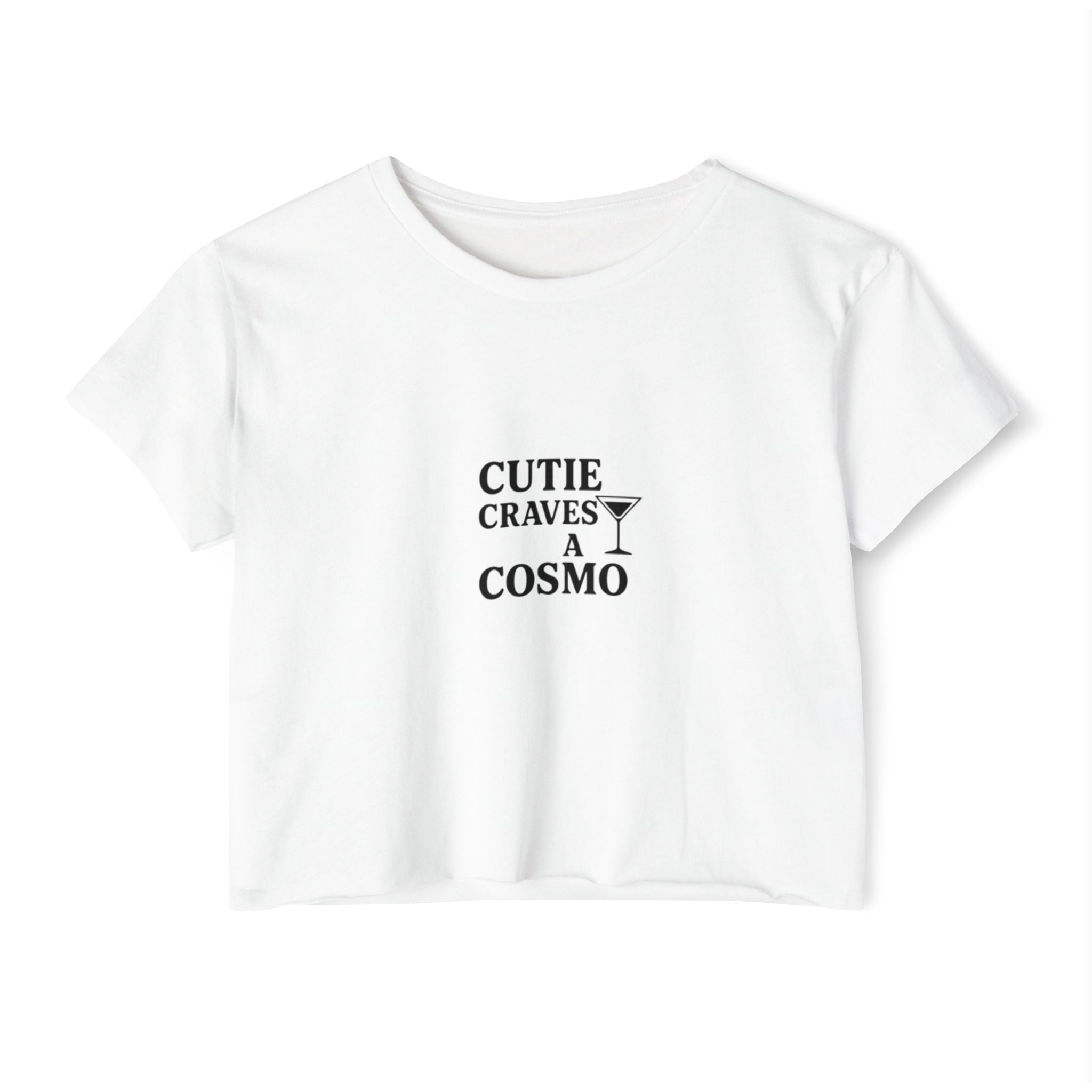 Cutie Craves a Cosmo Cropped Top