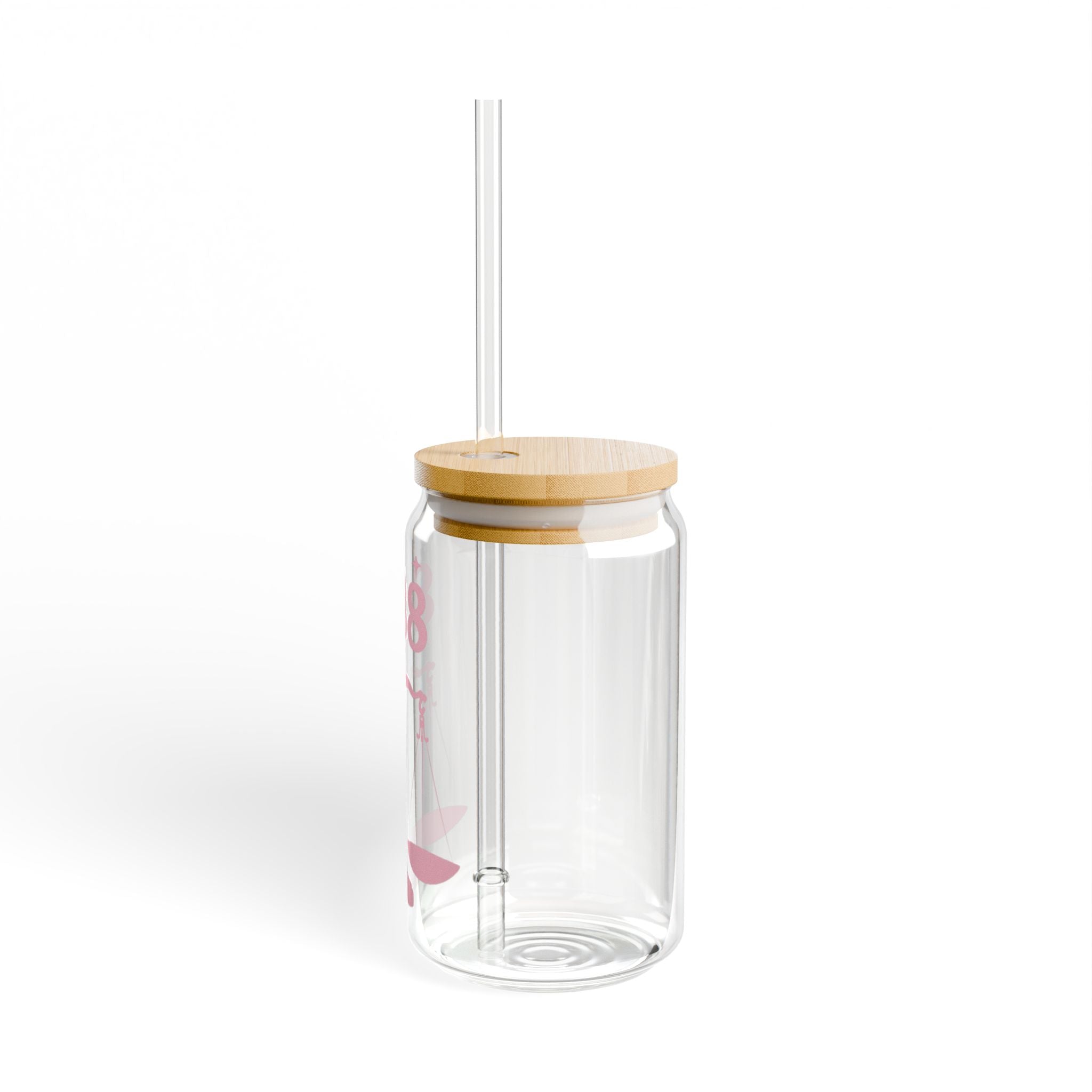 Pink Sipper Glass 888