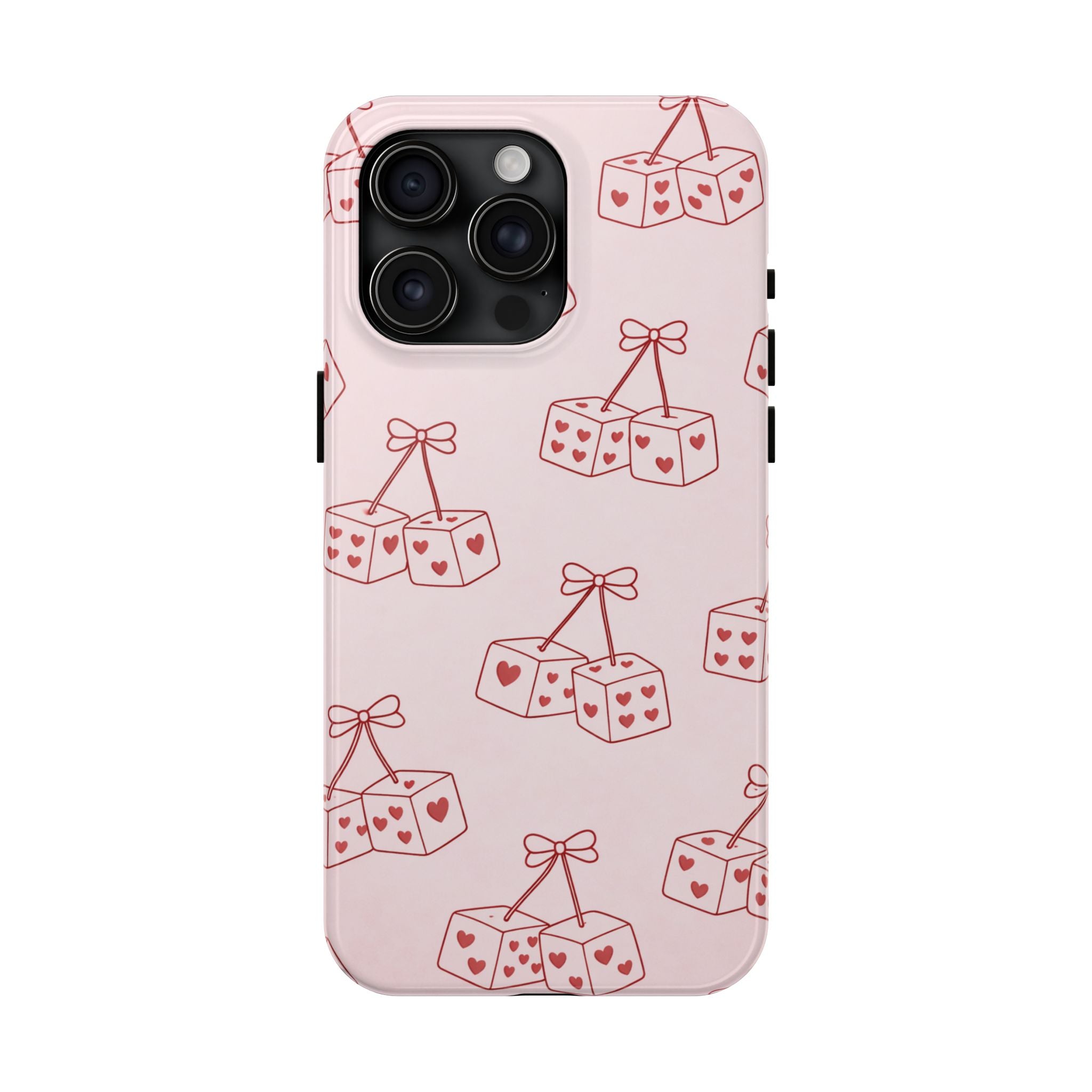 Red & Pink Heart Di Phone Case