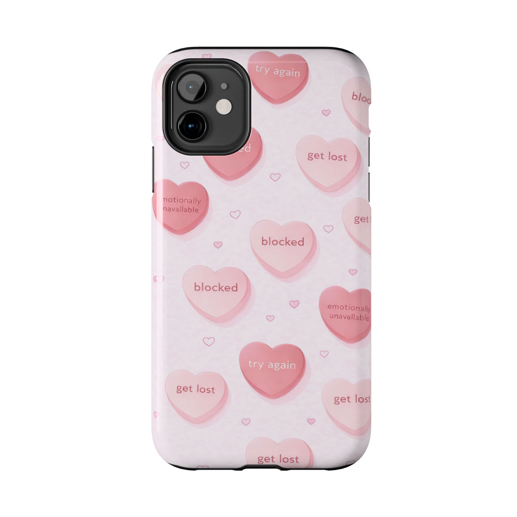 Non-Conversation Hearts Phone Case