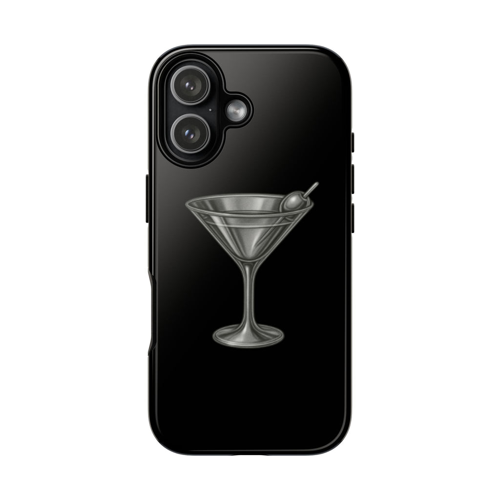 Silver Martini Tough Case Black