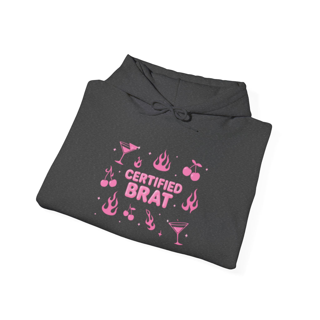 Certified Brat Pink Graphic Hoodie