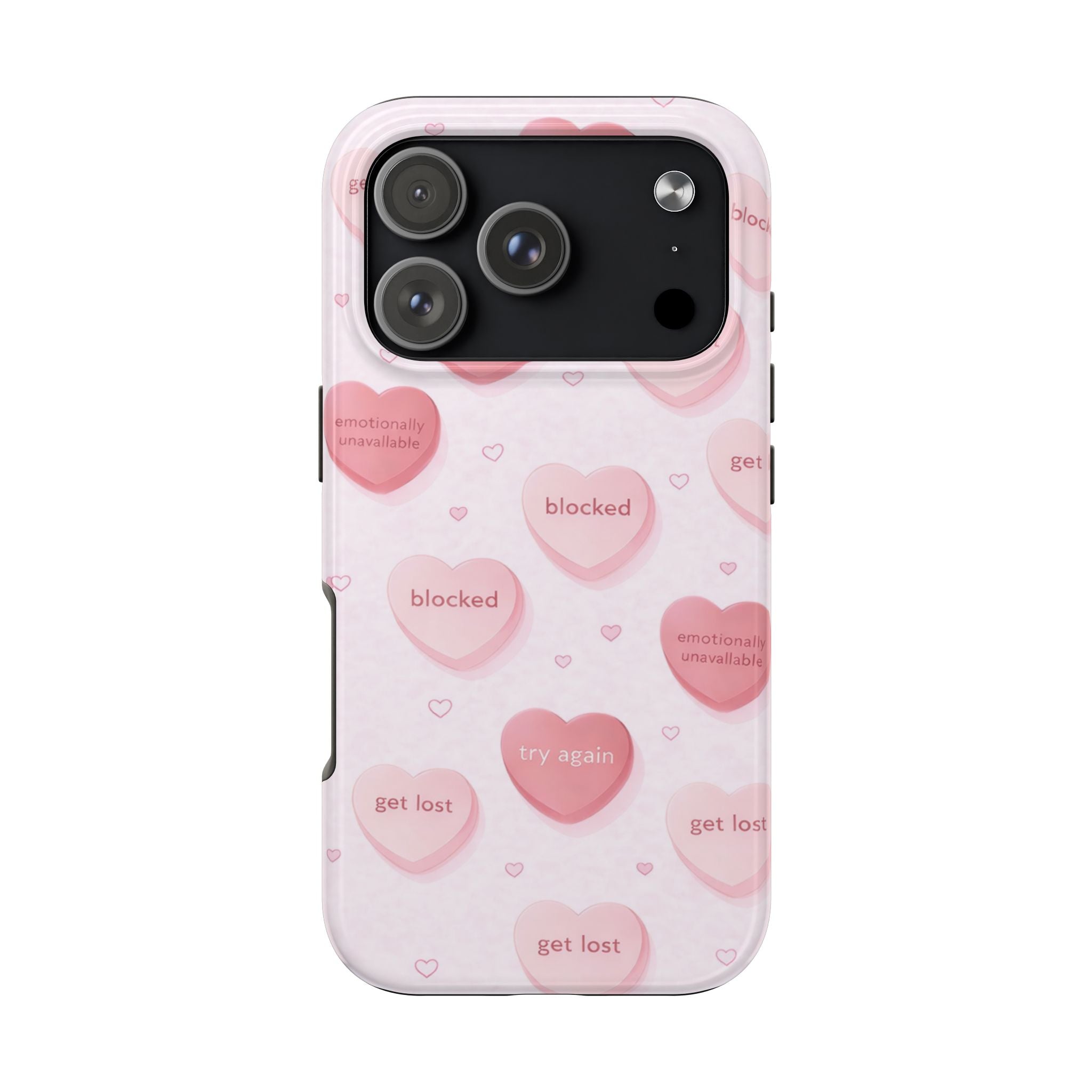 Non-Conversation Hearts Phone Case