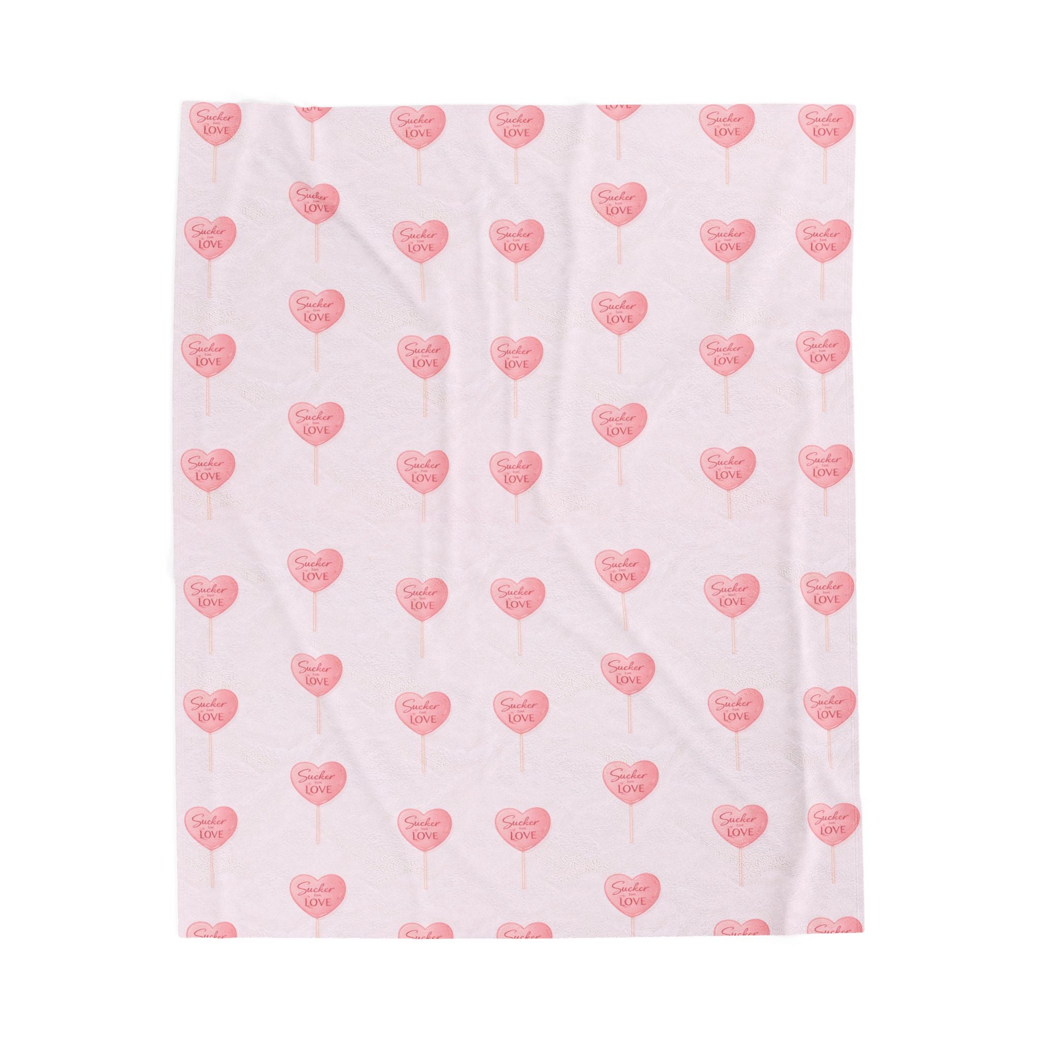 "Sucker for Love" Lollipop Plush Blanket
